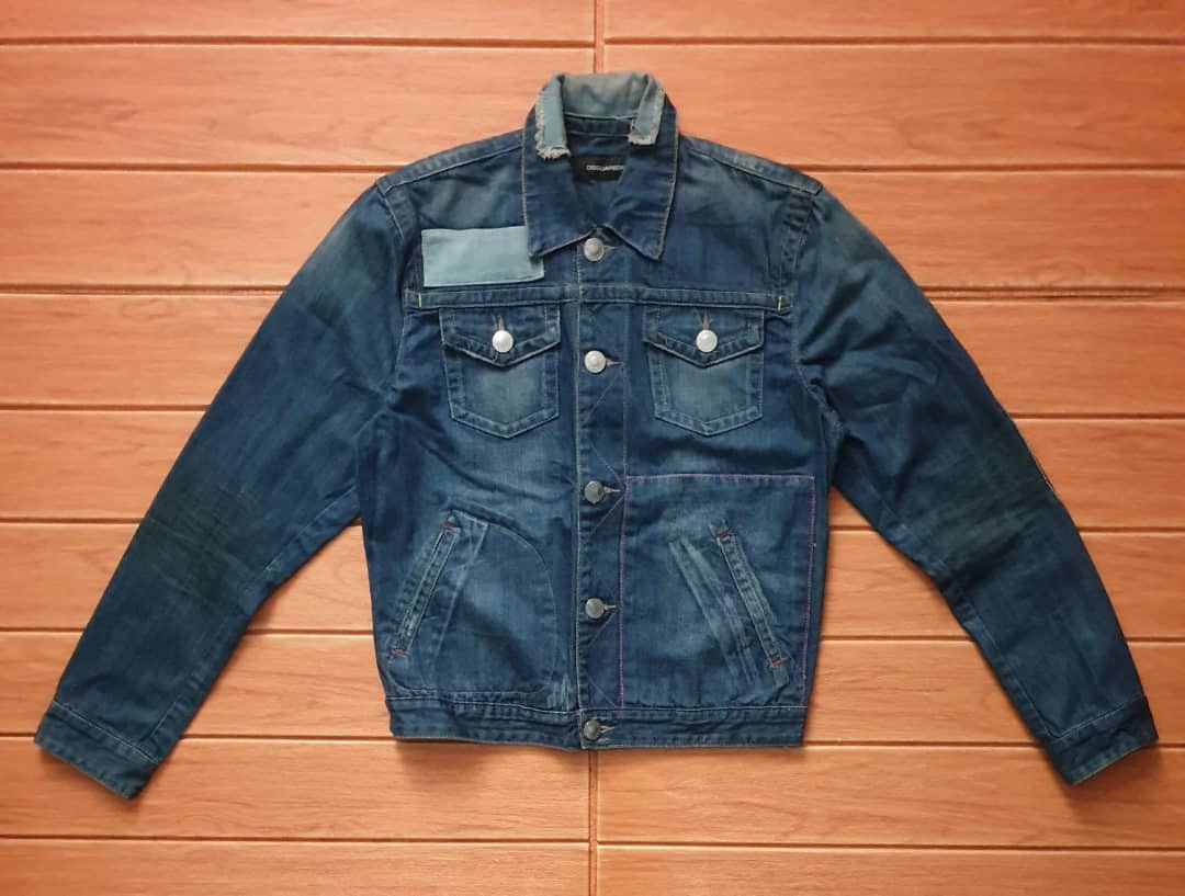 Dsquared2 Dsquared2 patchwork Japanese style denim jacket Size US M / EU 48-50 / 2 - 1 Thumbnail