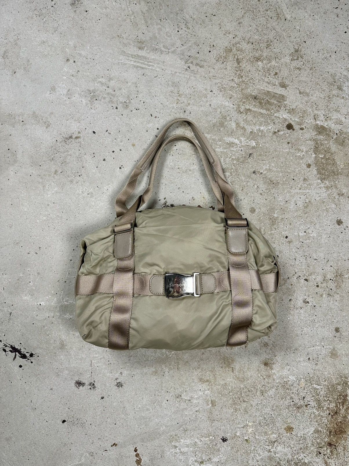 Samsonite Samsonite Nylon Beige Hand Bag Size ONE SIZE - 1 Thumbnail