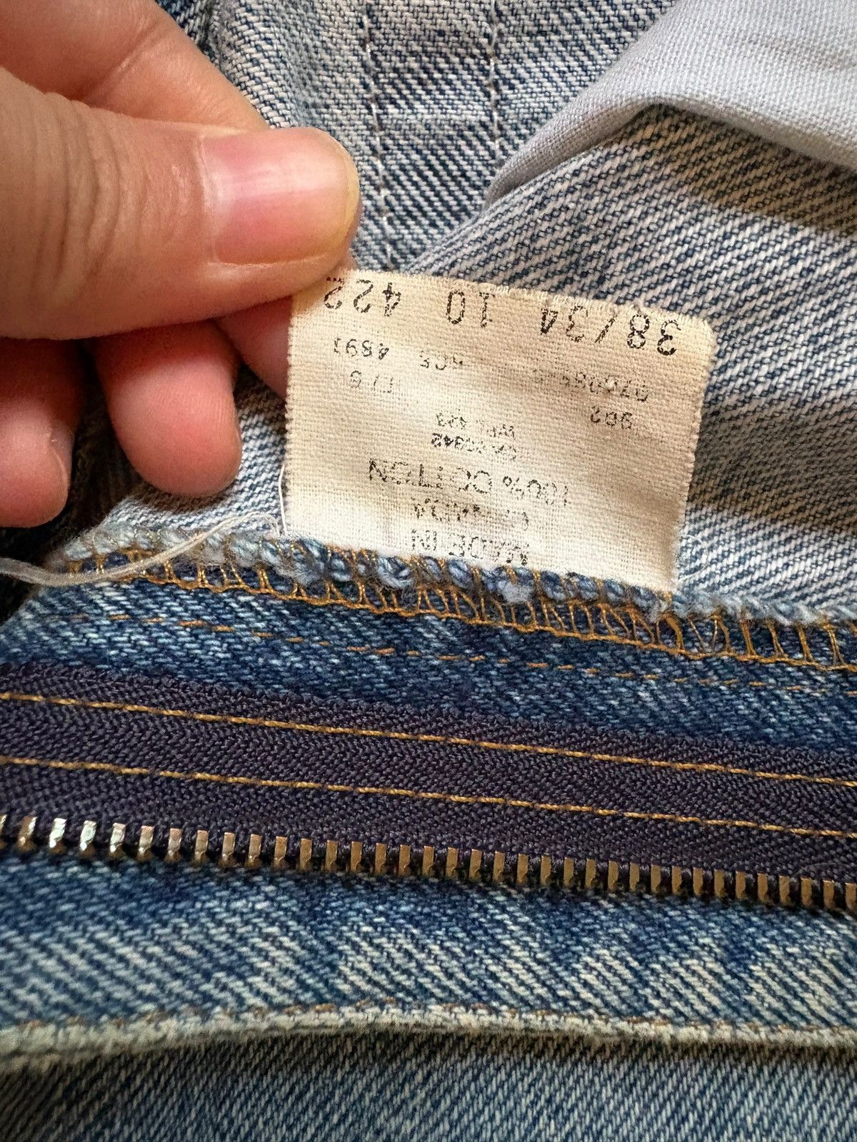 Levi's Vintage 80s Levis 505 Mud Wash Distressed Loose Baggy Jeans Size US 37 - 10 Thumbnail