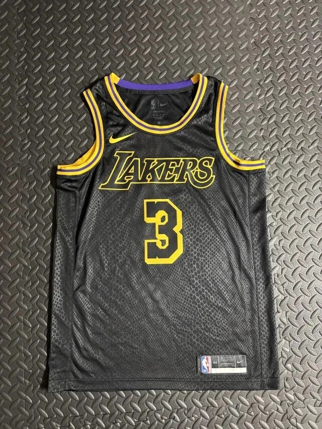 Nike Nike Anthony Davis Kobe Black Mamba Lakers Playoffs Jersey Size US M / EU 48-50 / 2 - 2 Thumbnail