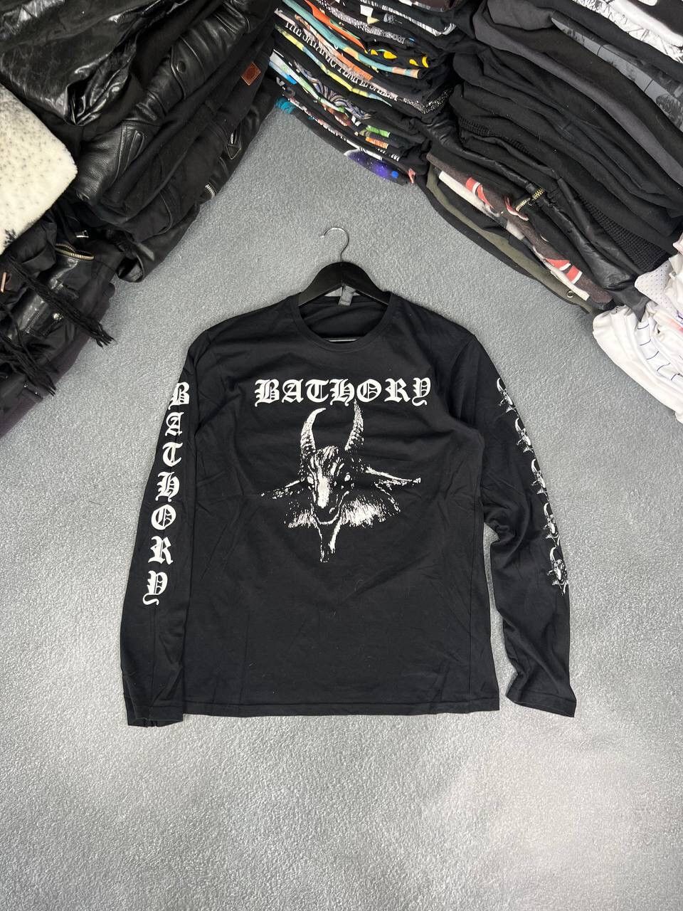 Vintage Bathory Rock Band Long Sleeve