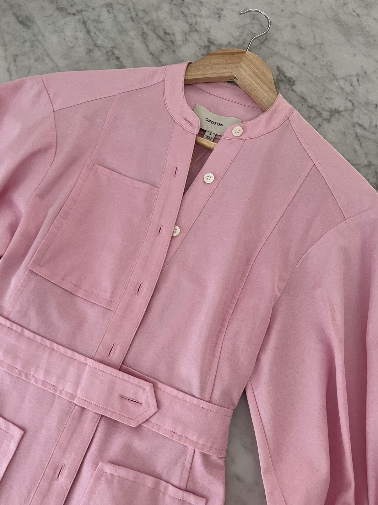 Other OROTON PINK UTILITY DRESS, BNWT Size XS / US 0-2 / IT 36-38 - 5 Thumbnail