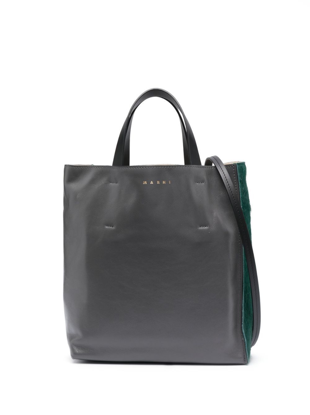 Marni o1w1db10125 Size:OS/Tote Bag in Black/Dark Green Size ONE SIZE - 2 Thumbnail