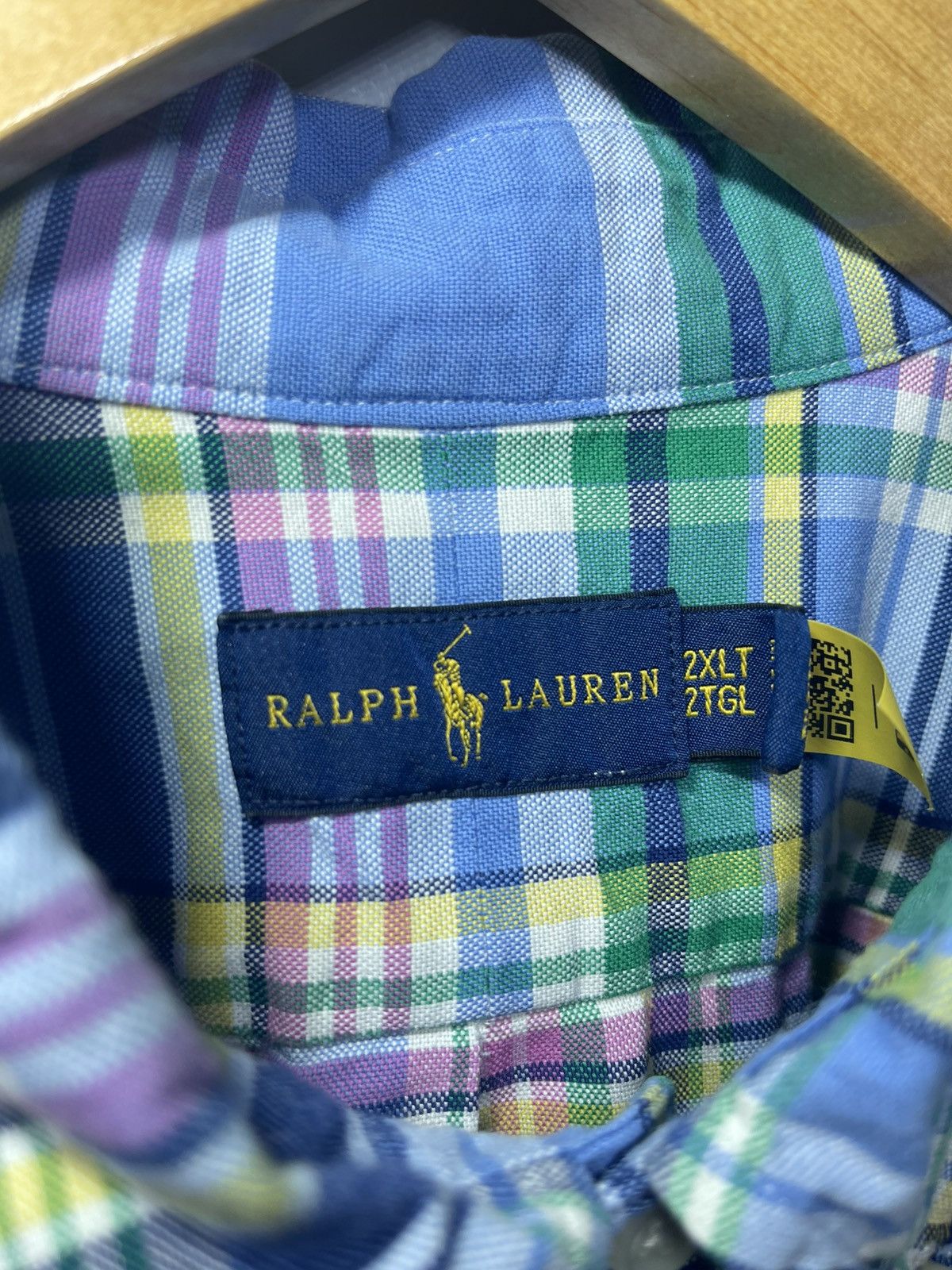 Polo Ralph Lauren Polo Ralph Lauren Plaid Oxford S/S Mulit Colored Sz 2XLT Size US XXL / EU 58 / 5 - 3 Thumbnail