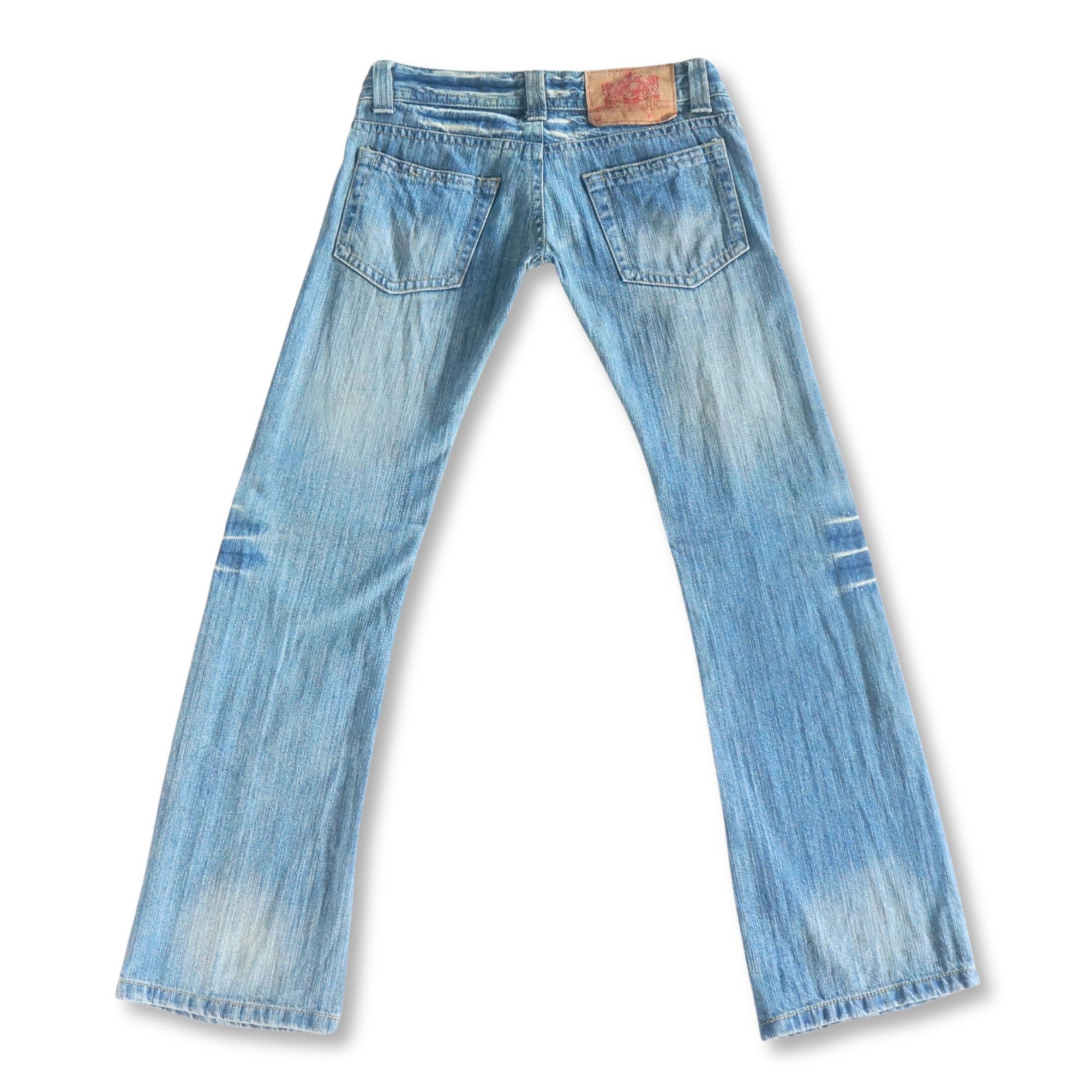 Japanese Brand Original Jeans Super low Rise Flare Jeans Size 29" - 2 Thumbnail