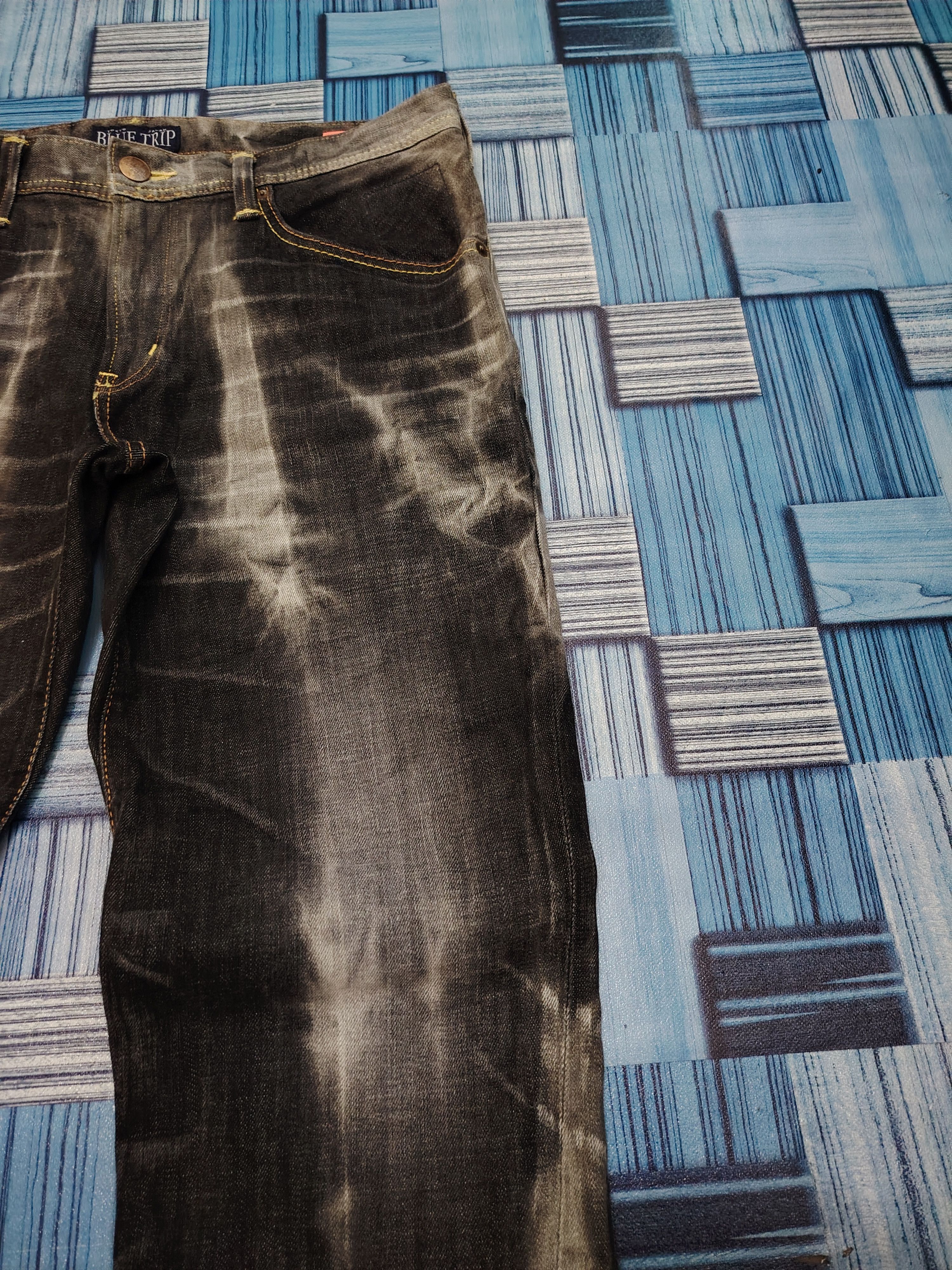 Who Decides War Japanese Edwin Flared Jeans Distressed Denim Size US 34 / EU 50 - 6 Thumbnail