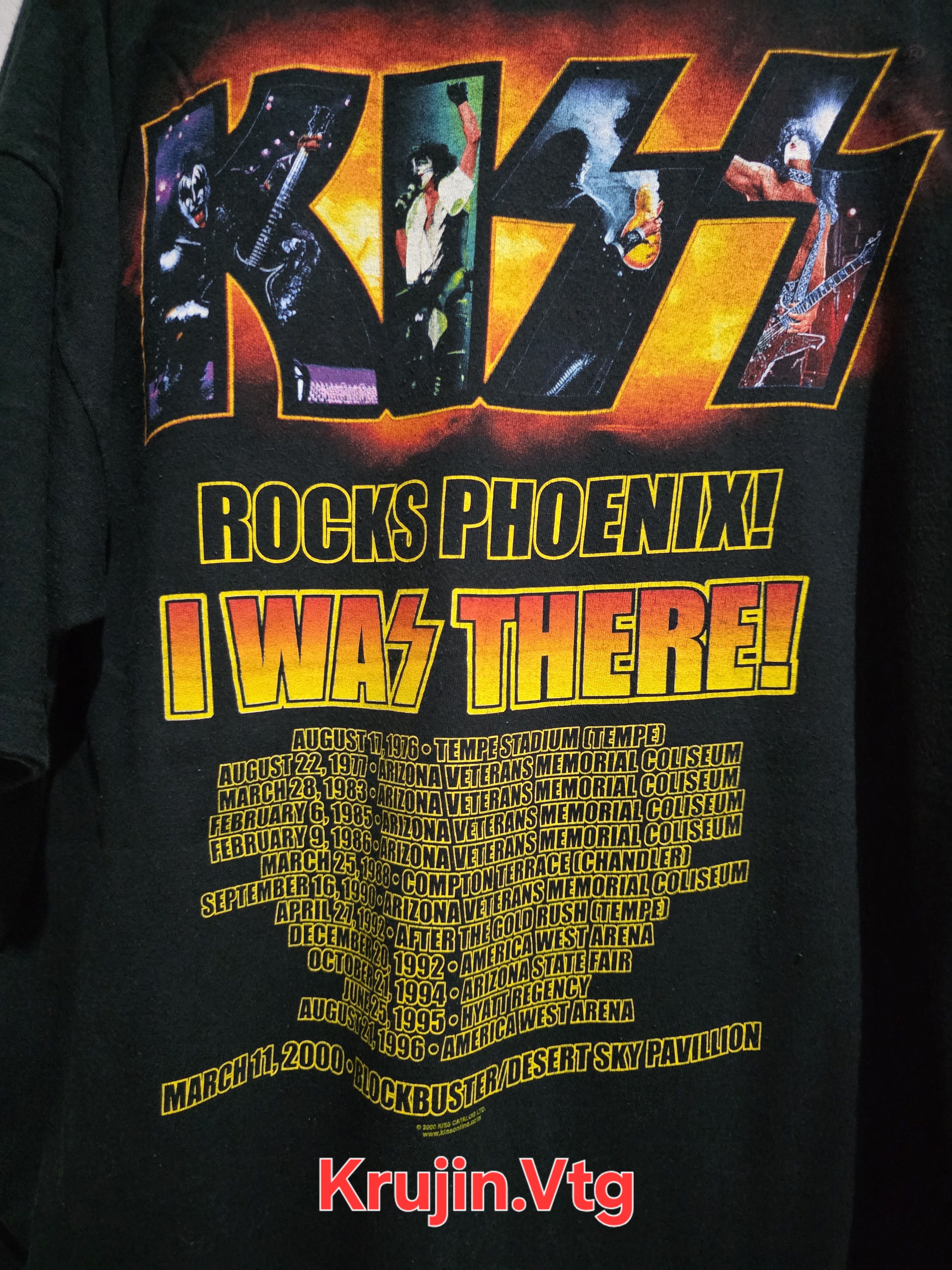 Other This KISS band t-shirt, "Rocks Phoenix! Size US XL / EU 56 / 4 - 5 Thumbnail