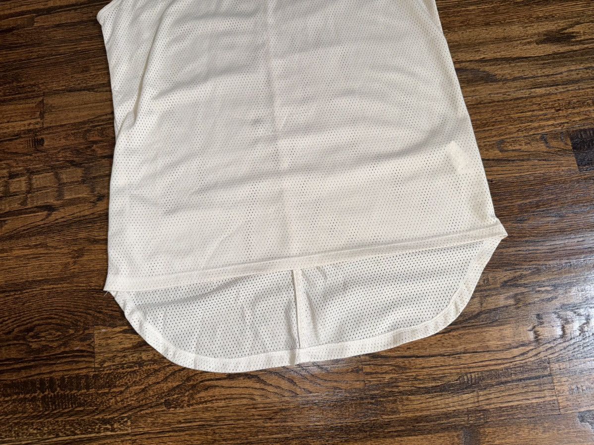 Fear of God FEAR OF GOD 5th Fifth Collection Beige Mesh Jersey Tank Sz M Size US M / EU 48-50 / 2 - 3 Thumbnail