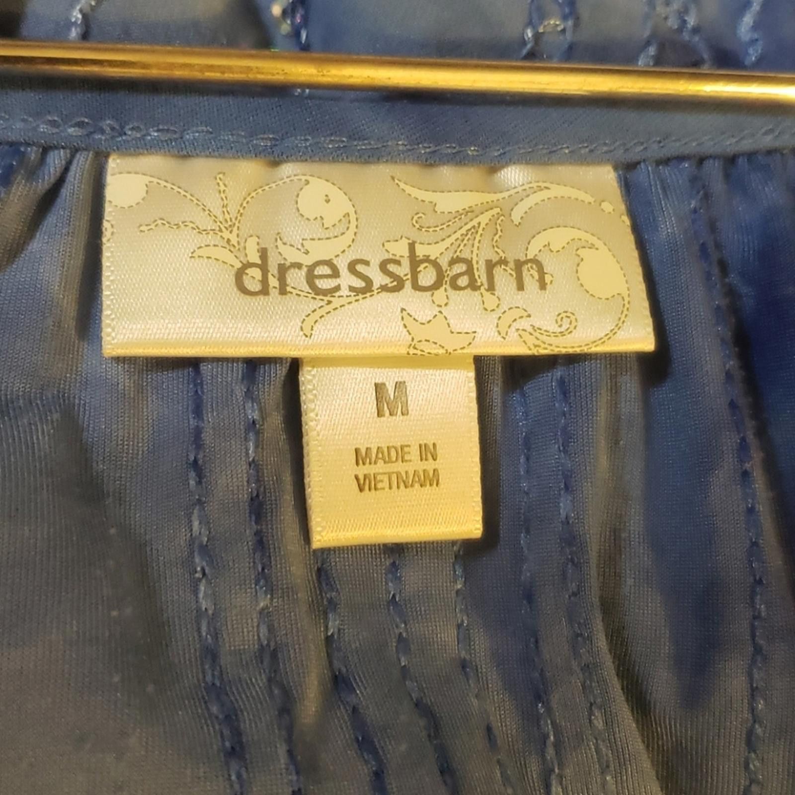 Other Dressbarn blue tie dye pheasant sequin top Sz M Size M / US 6-8 / IT 42-44 - 6 Thumbnail