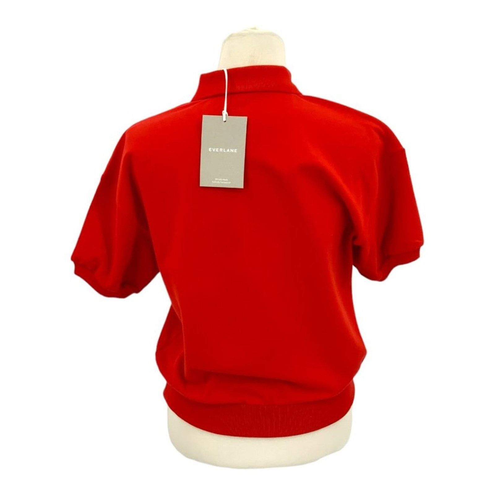 Everlane Everlane The Oversized Polo Red Size Small NWT $55 MSRP Size S / US 4 / IT 40 - 8 Thumbnail