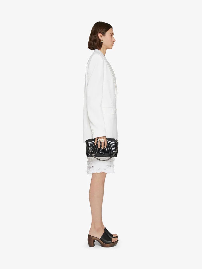 Givenchy o1w1db10325 Tuxedo Jacket in White Size L / US 10 / IT 46 - 3 Thumbnail