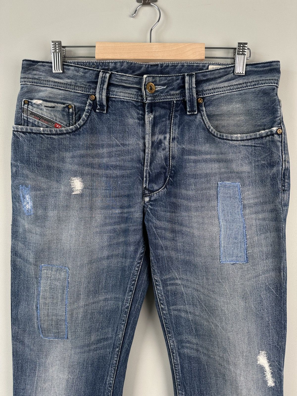 Diesel Vintage Y2k Diesel Larkee Zip Denim Jeans Pants Size US 30 / EU 46 - 3 Thumbnail