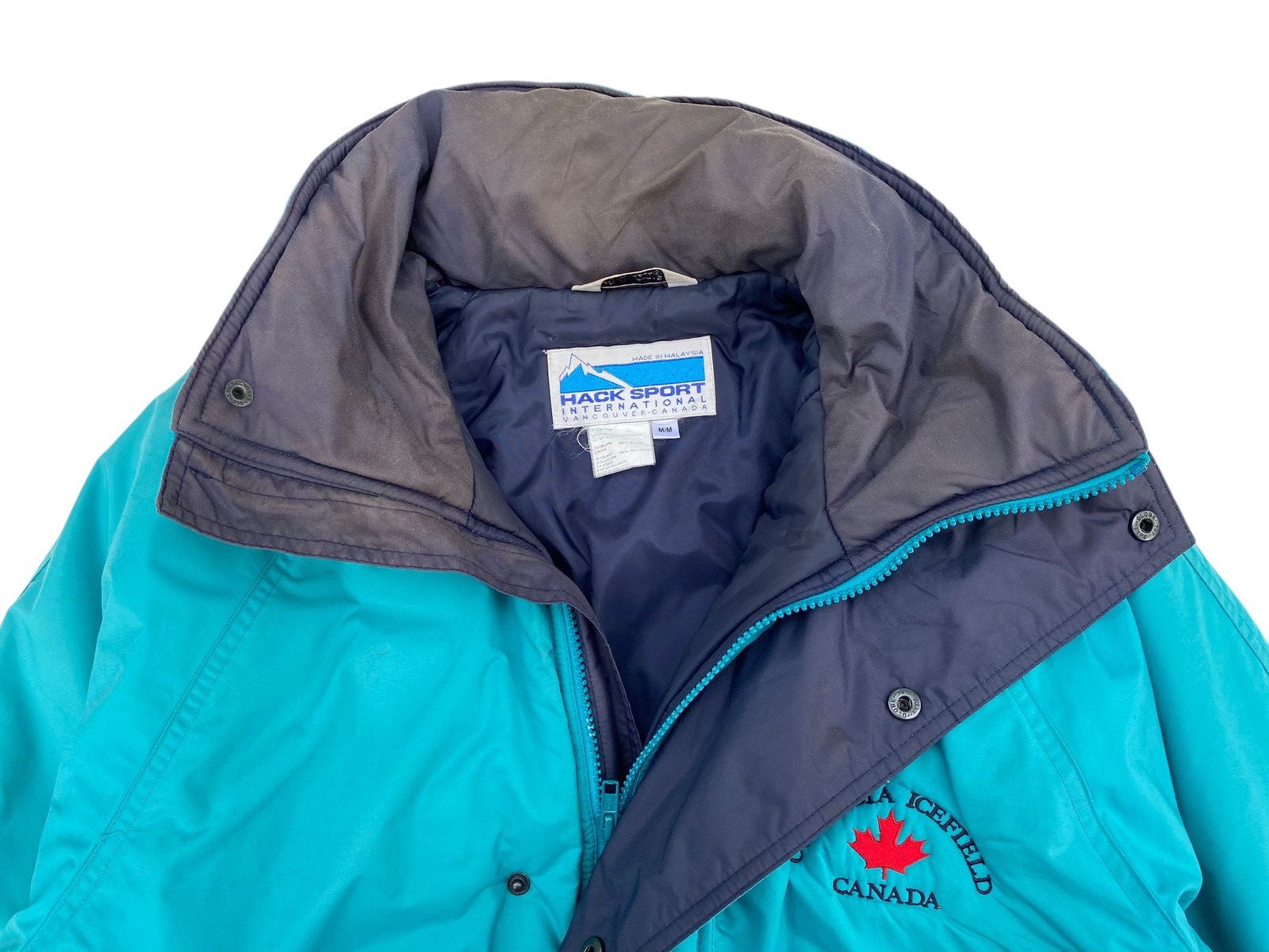 Vintage Vtg Hack Sport Vancouver Canada Down Jacket Zip Up Size US M / EU 48-50 / 2 - 4 Thumbnail