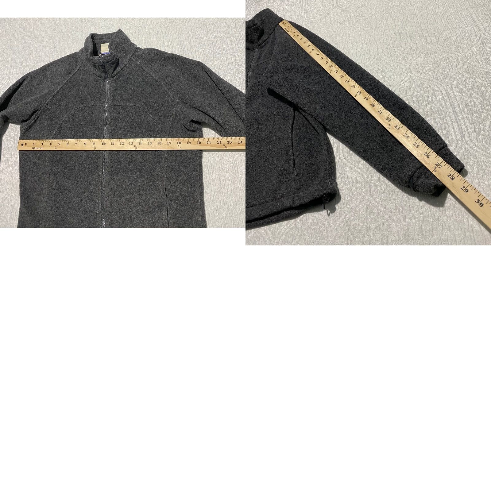 Vintage Columbia Jacket Full Zip Fleece Gray Regular Women’s S Interchange Pockets Outdoor Activewear Traveling University Theme Winter Fall Spring Size S / US 4 / IT 40 - 8 Thumbnail