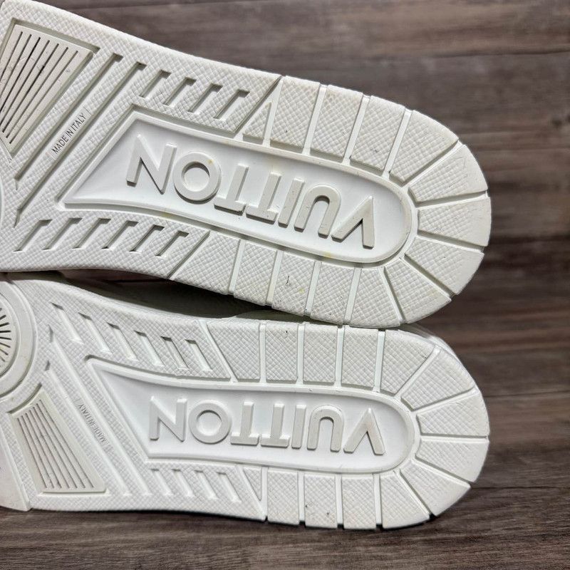 Other Louis Vuitton Men's White Trainer Sneakers -2508 Size US 9.5 / EU 42-43 - 5 Thumbnail