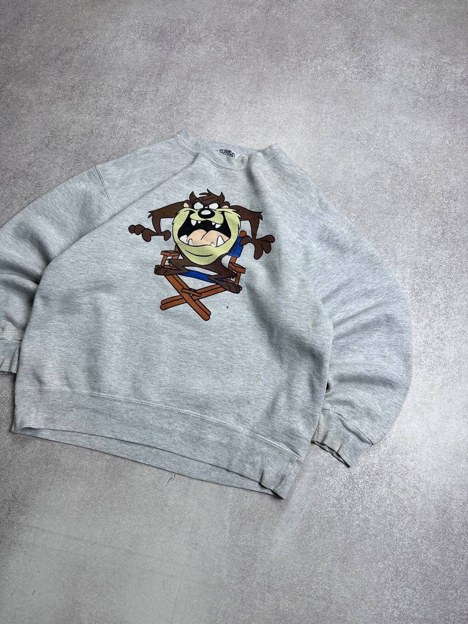 Vintage × Warner Bros Vintage 90s Taz Tazmanian Devil Looney Tunes Sweatshirt M Size US M / EU 48-50 / 2 - 2 Thumbnail