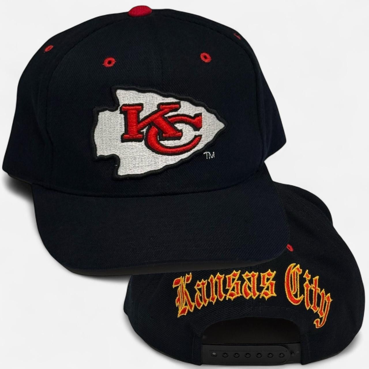 Drew Pearson VTG DREW PEARSON KANSAS CiTY CHiEFS SNAPBACK HAT Size ONE SIZE - 1 Thumbnail