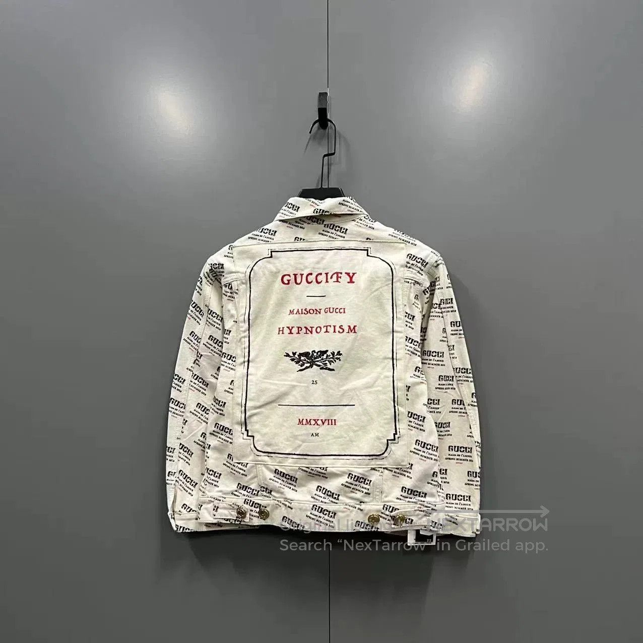 Gucci gucci all-over logo denim jacket. Size US L / EU 52-54 / 3 - 2 Thumbnail