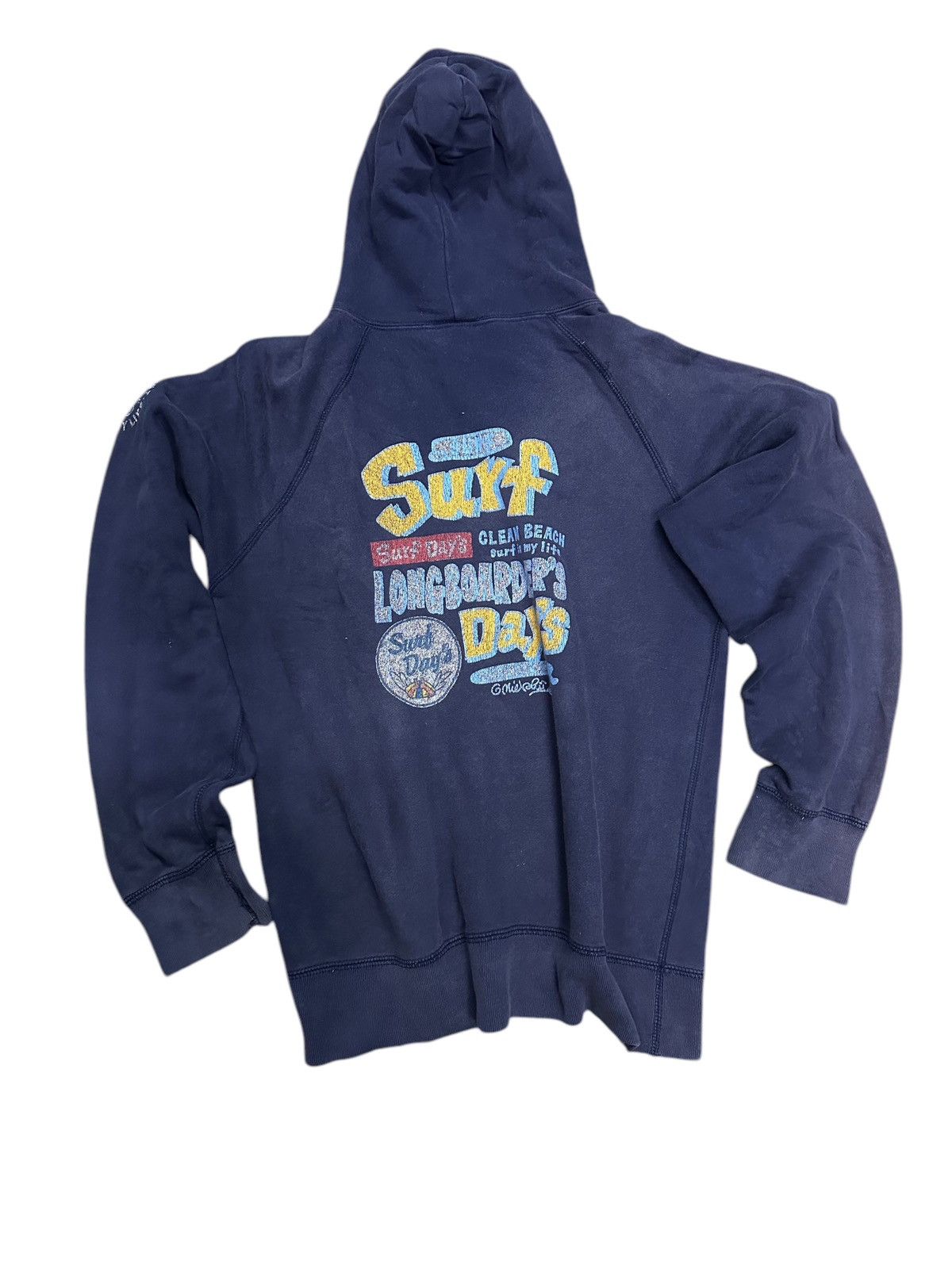 Sun Surf 💥Surf Style💥 vintage surf day nice blue faded hoodies 💥 Size US M / EU 48-50 / 2 - 1 Thumbnail