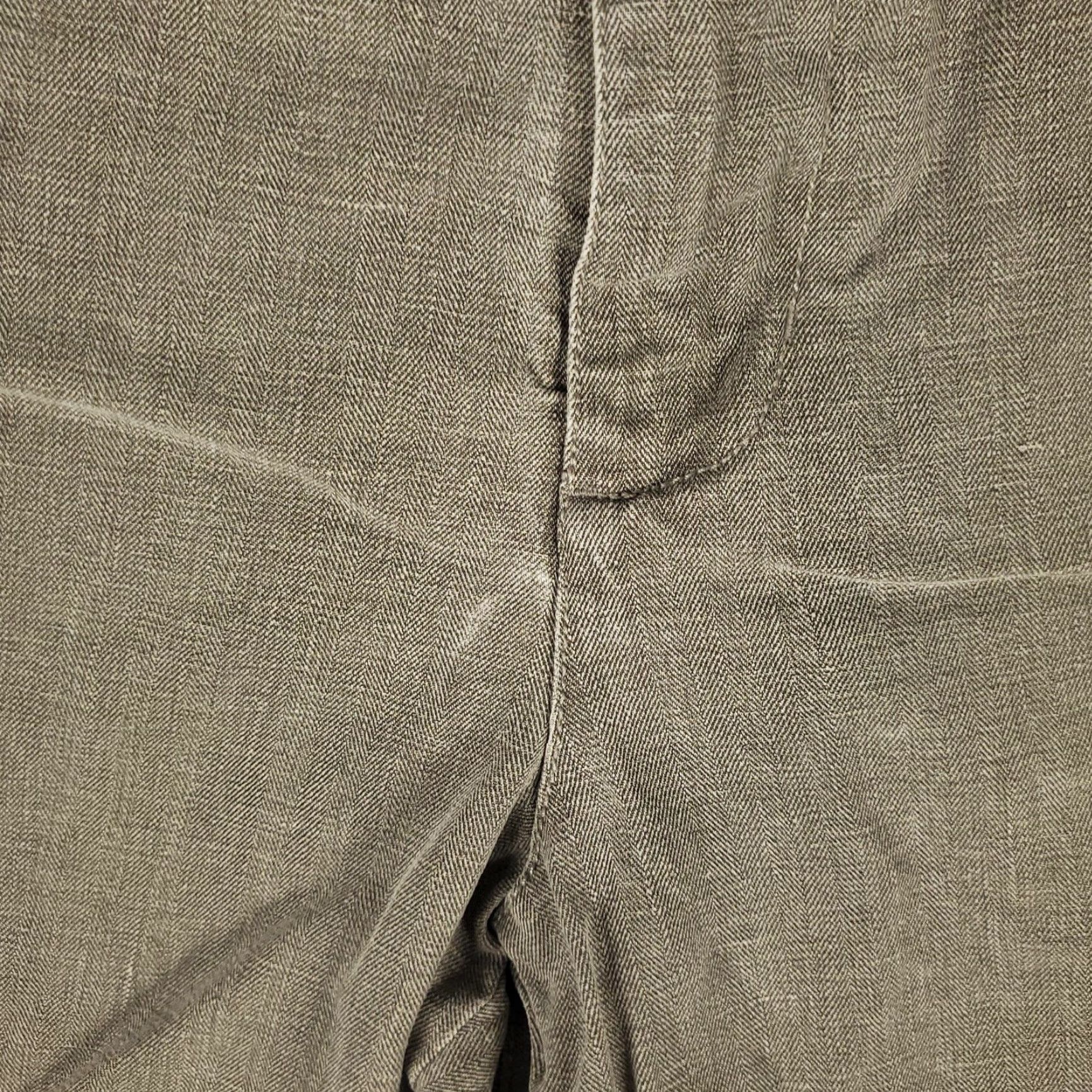 Tommy Bahama VINTAGE Tommy Bahama Shorts Mens 38 Casual Chino Beige Herringbone Summer Linen Look Size US 38 / EU 54 - 2 Thumbnail