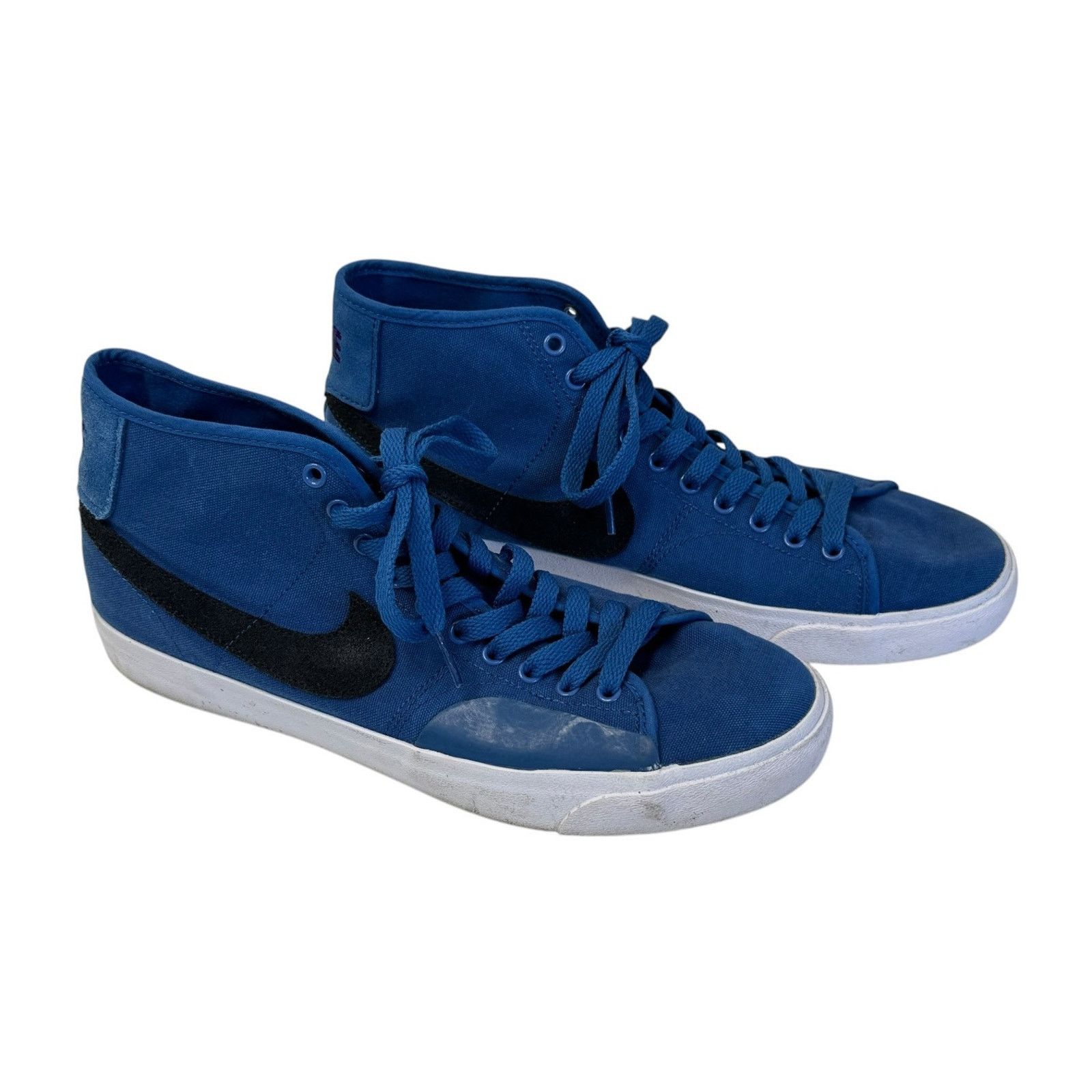Nike NIKE SB Blazer Court Mid Top Premium Skate Shoes 10.5 Blue Size US 10.5 / EU 43-44 - 2 Thumbnail