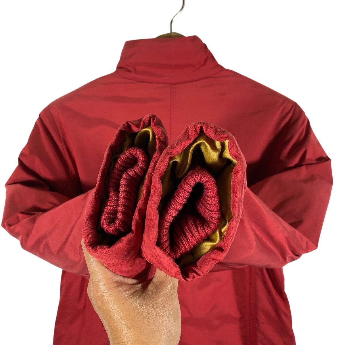 Loro Piana Vintage Loro Piana Zipper/Button Jacket Size 42 Red Colour Size M / US 6-8 / IT 42-44 - 16 Thumbnail