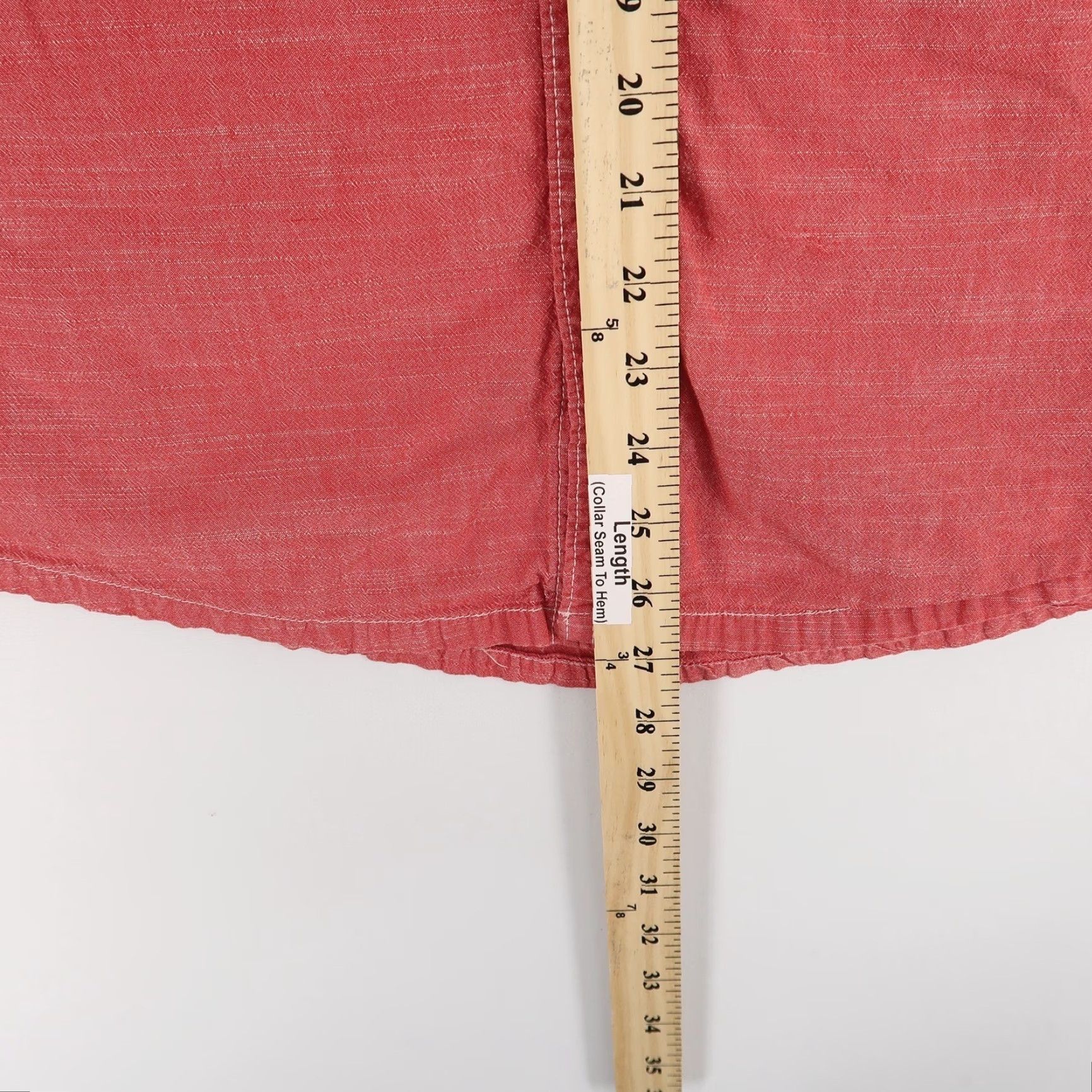 KAVU KAVU Short Sleeve Shirt Mens S Red Button Up 100% Cotton Size US S / EU 44-46 / 1 - 5 Thumbnail