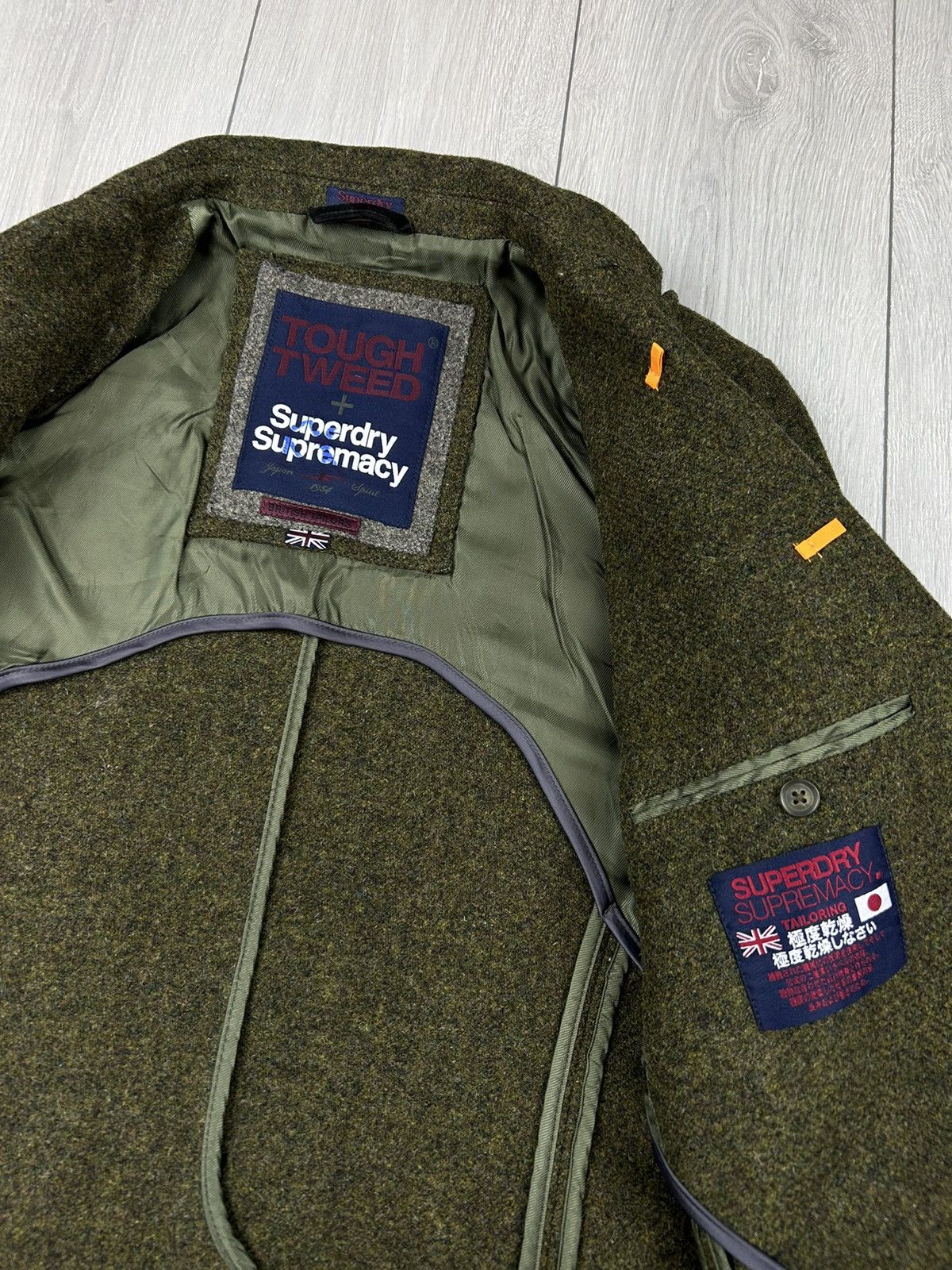 Japanese Brand × Superdry SuperDry x Tough Tweed Blazer size S - M Size 48R - 6 Thumbnail