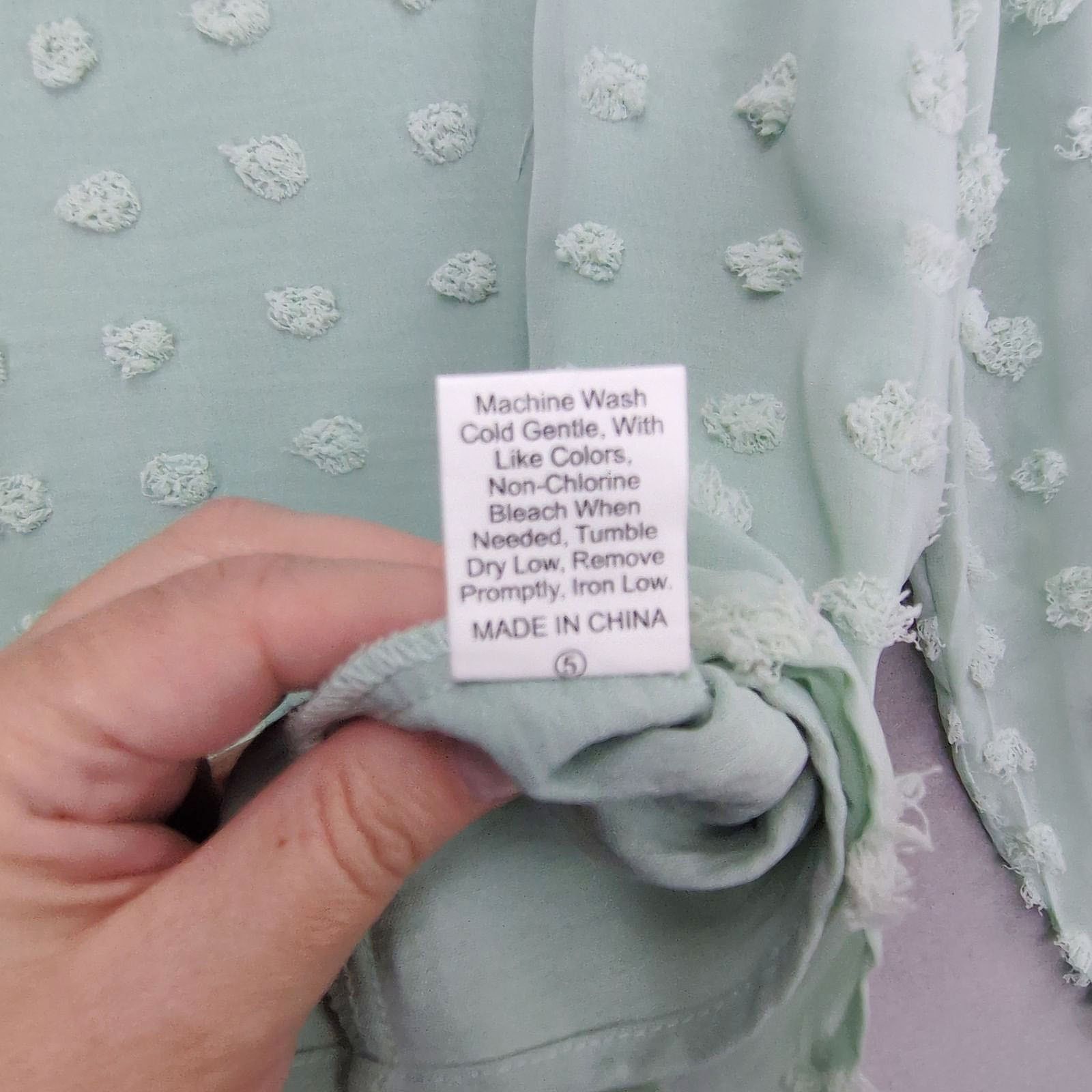 Other Blooming Jelly Women's L Sheer Chiffon Pom Pom Blouse Size L / US 10 / IT 46 - 7 Thumbnail