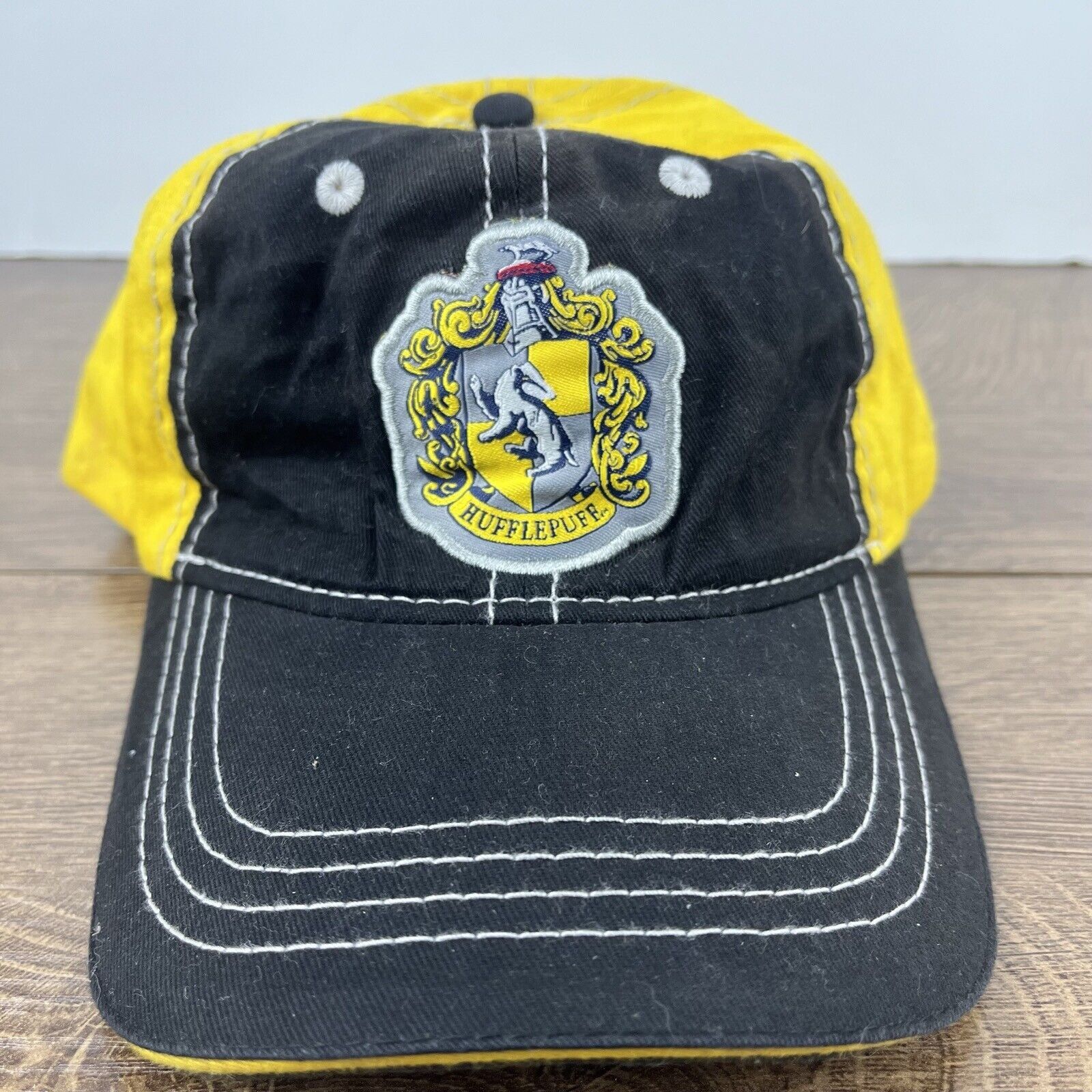 Other Hufflepuff Hat Harry Potter Snapback Hat Black Hat Adjustabl Size ONE SIZE - 4 Thumbnail