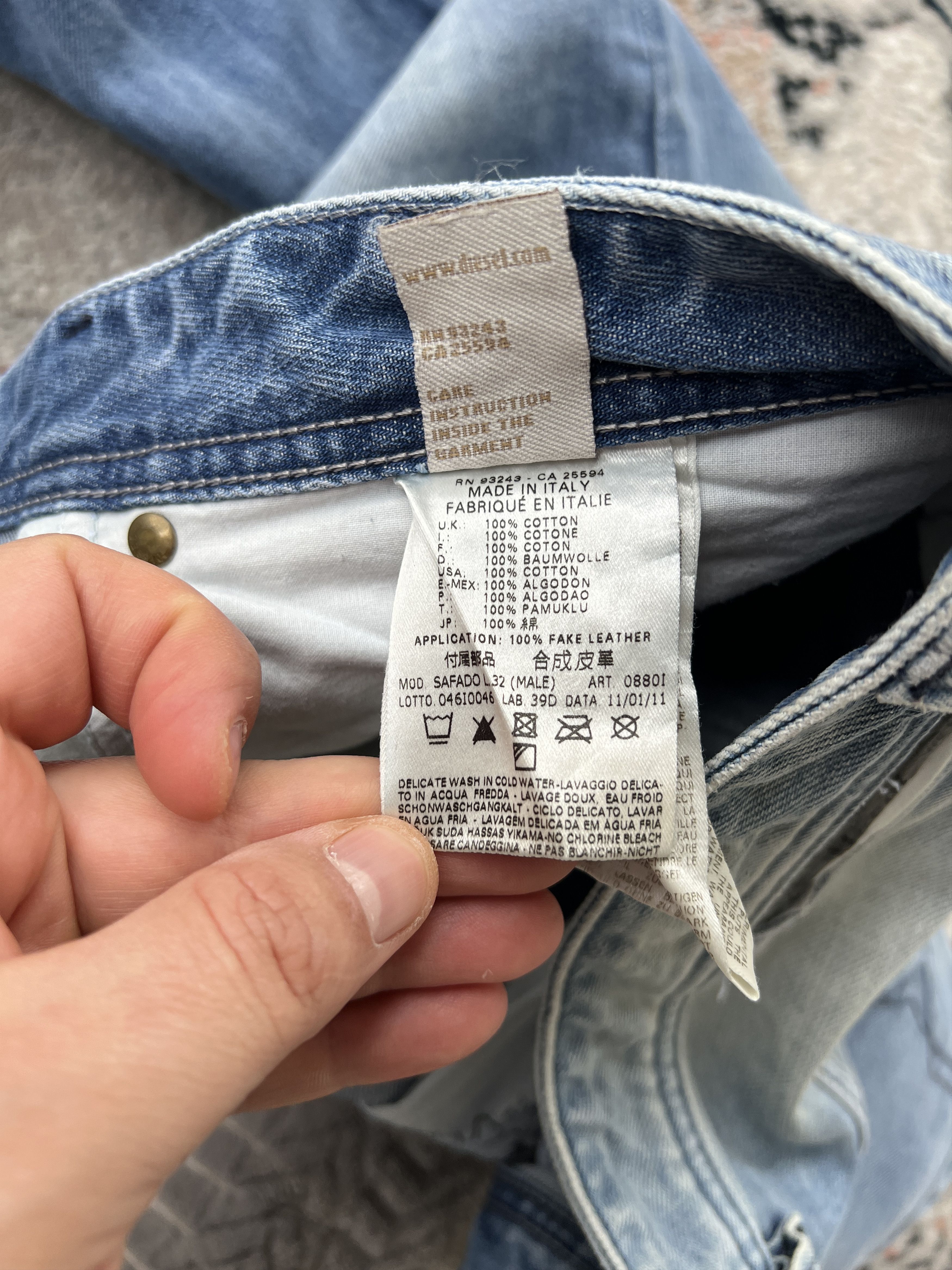 Diesel Diesel Safado Jeans Size US 34 / EU 50 - 10 Thumbnail