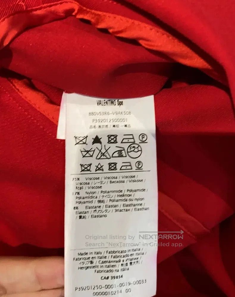 Valentino Valentino Classic slim red dress Size S / US 4 / IT 40 - 4 Thumbnail