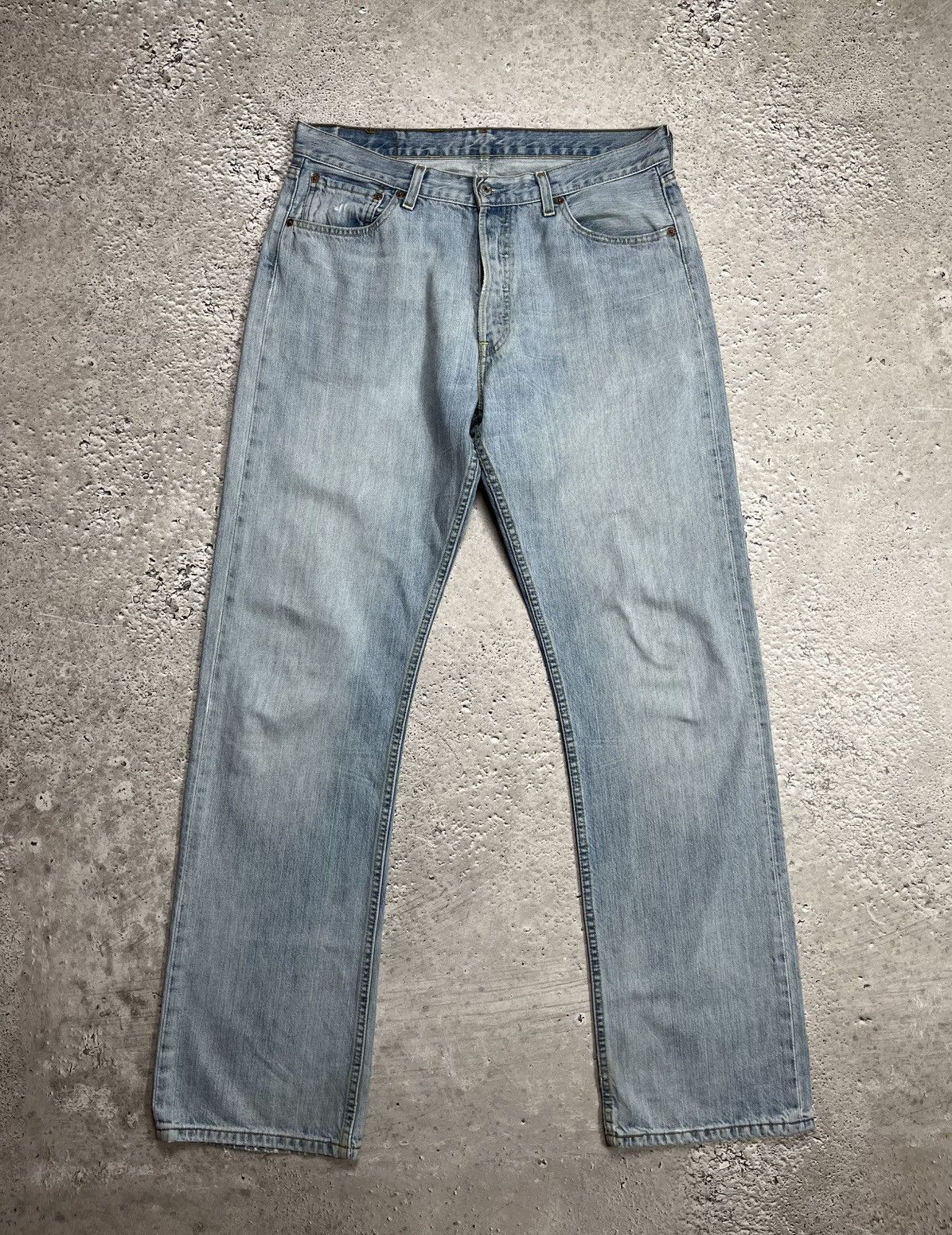 Levi's Levi’s 501 Jeans 34x34 Made in Poland Light Wash Vintage Size US 34 / EU 50 - 9 Thumbnail