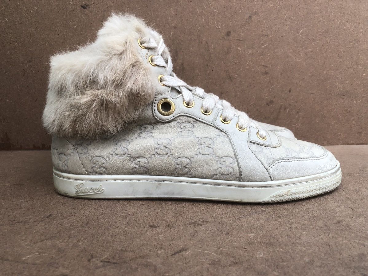 Gucci Gucci Guccissima Fur Trim Women’s Boots Size 37 Size US 7 / IT 37 - 3 Thumbnail