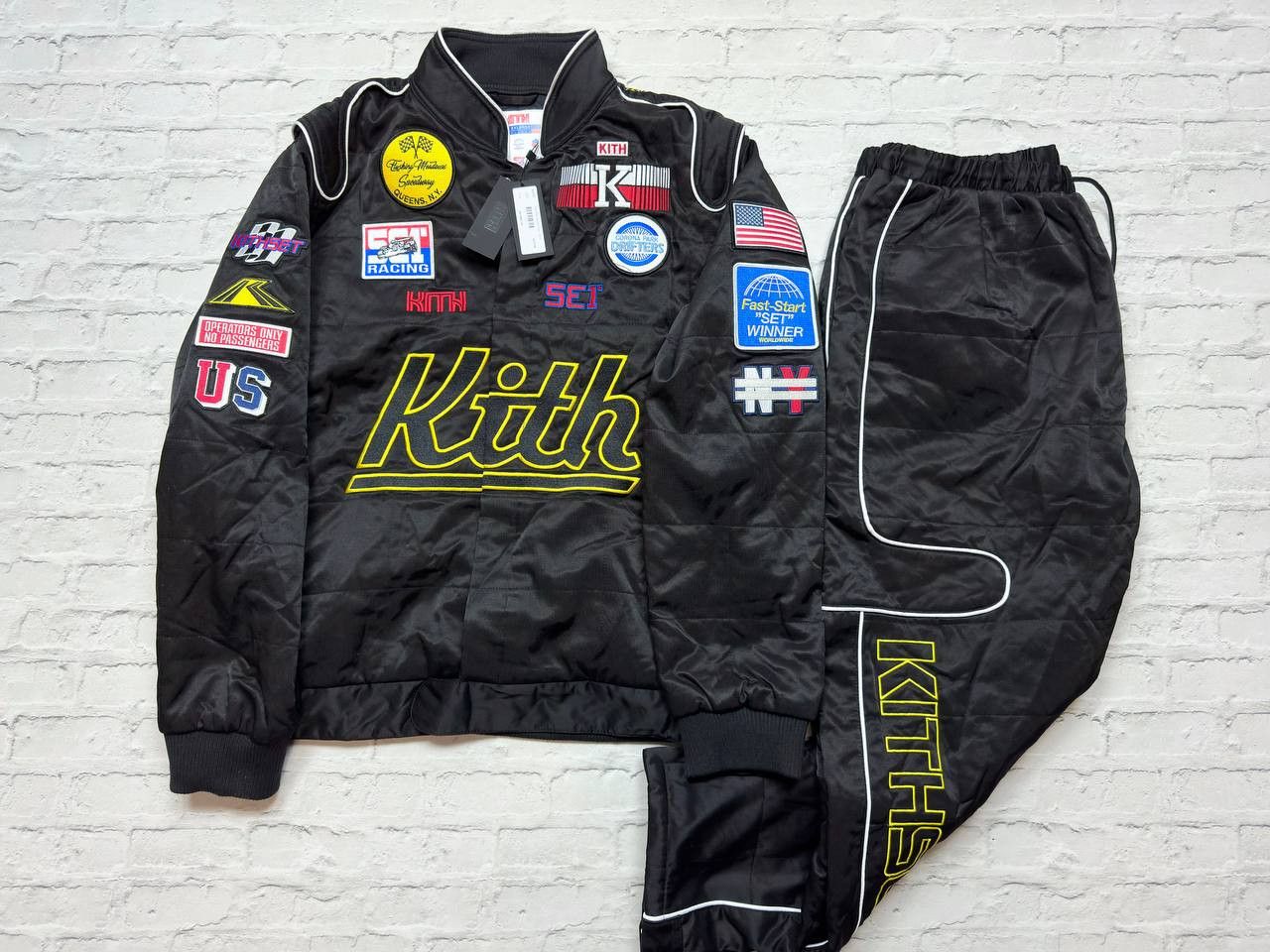 Kith Kith New Rare Racing Suit Pants Jacket XXL | Grailed