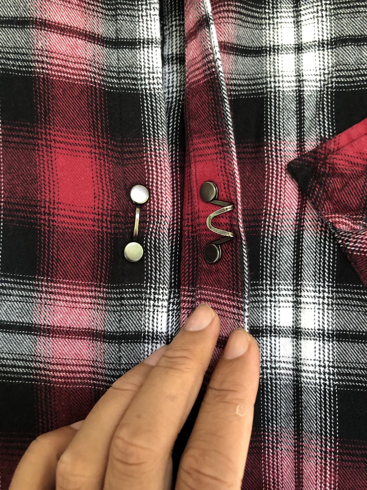 If Six Was Nine Semantic Design Flannel Shirt Size US L / EU 52-54 / 3 - 4 Thumbnail