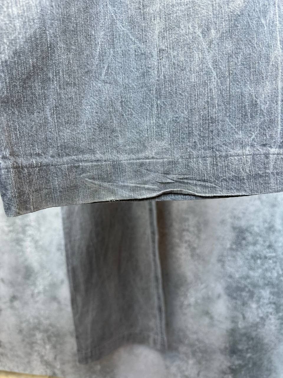Diesel × Vintage Diesel Relaxed Fit Washed Grey Pants Belt Detail Vintage Size US 32 / EU 48 - 13 Thumbnail