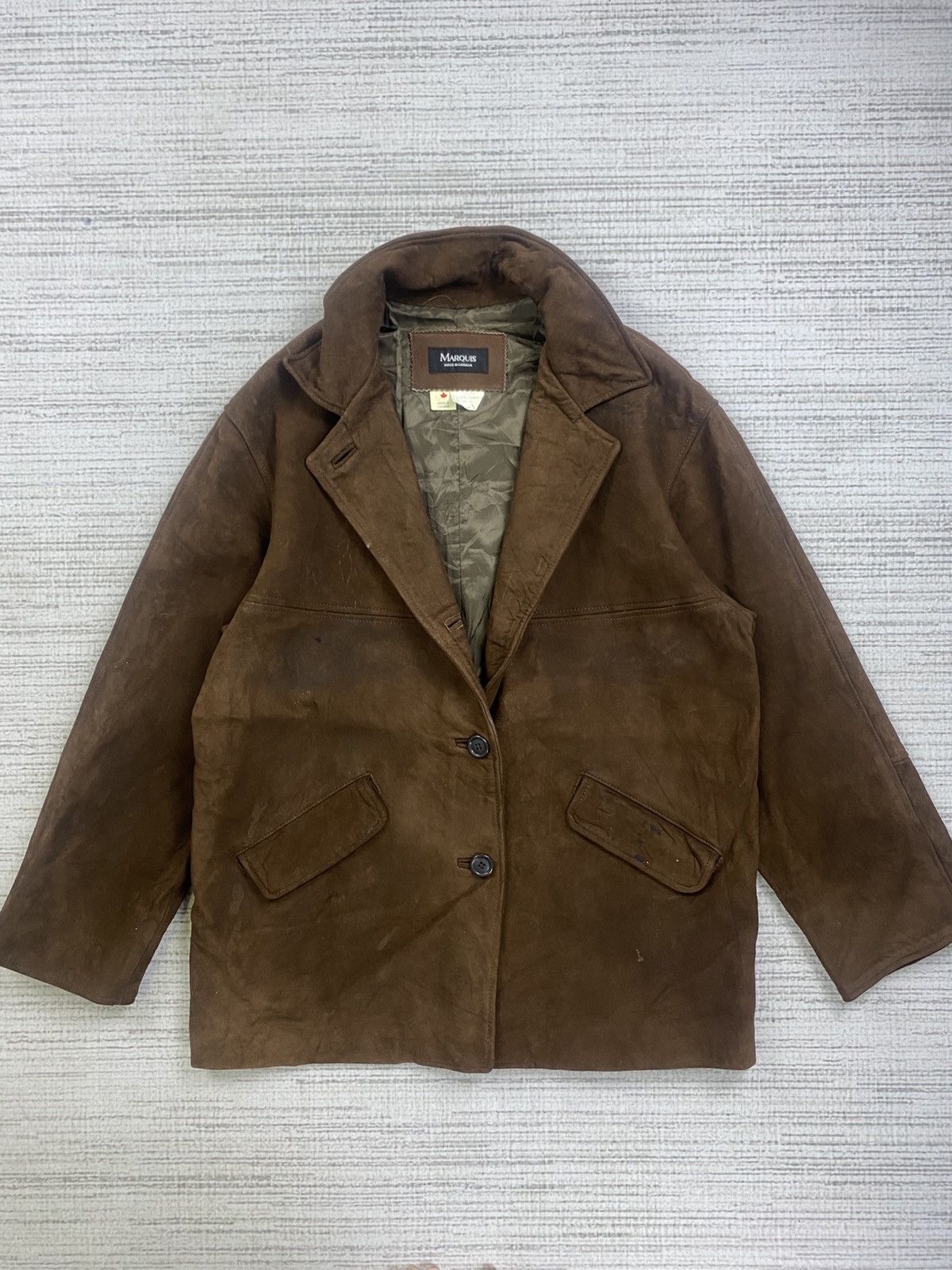 Leather × Vintage Vintage Marquis Canada Full Leather Jacket Size US M / EU 48-50 / 2 - 5 Thumbnail