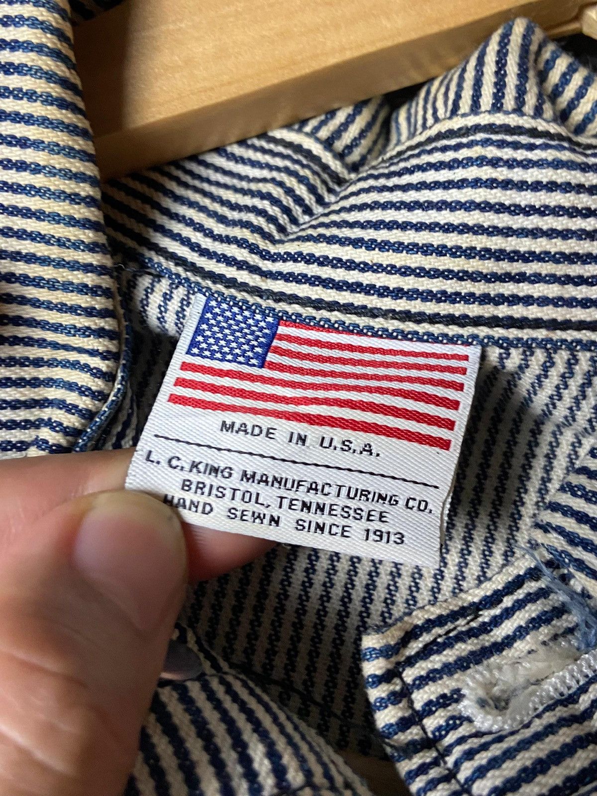 Pointer Pointer Brand Hickory Stripe Chore Jacket (161) Size US S / EU 44-46 / 1 - 5 Thumbnail