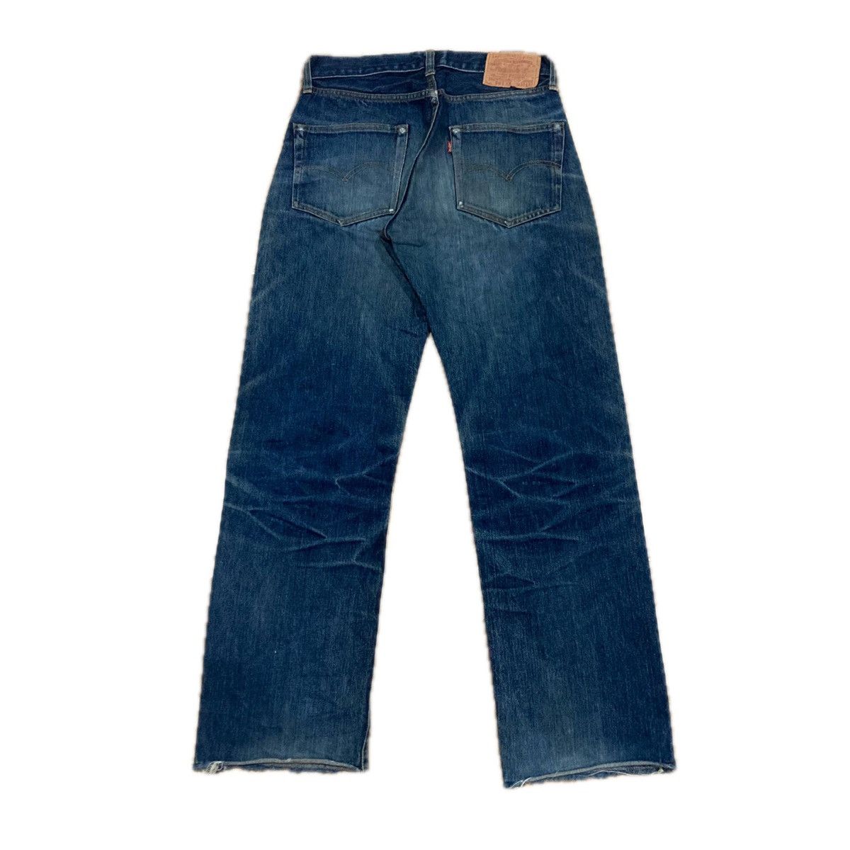 VINTAGE 30x34 LEVI’S BIG E 501XX SELVEDGE DISTRESSED JEANS