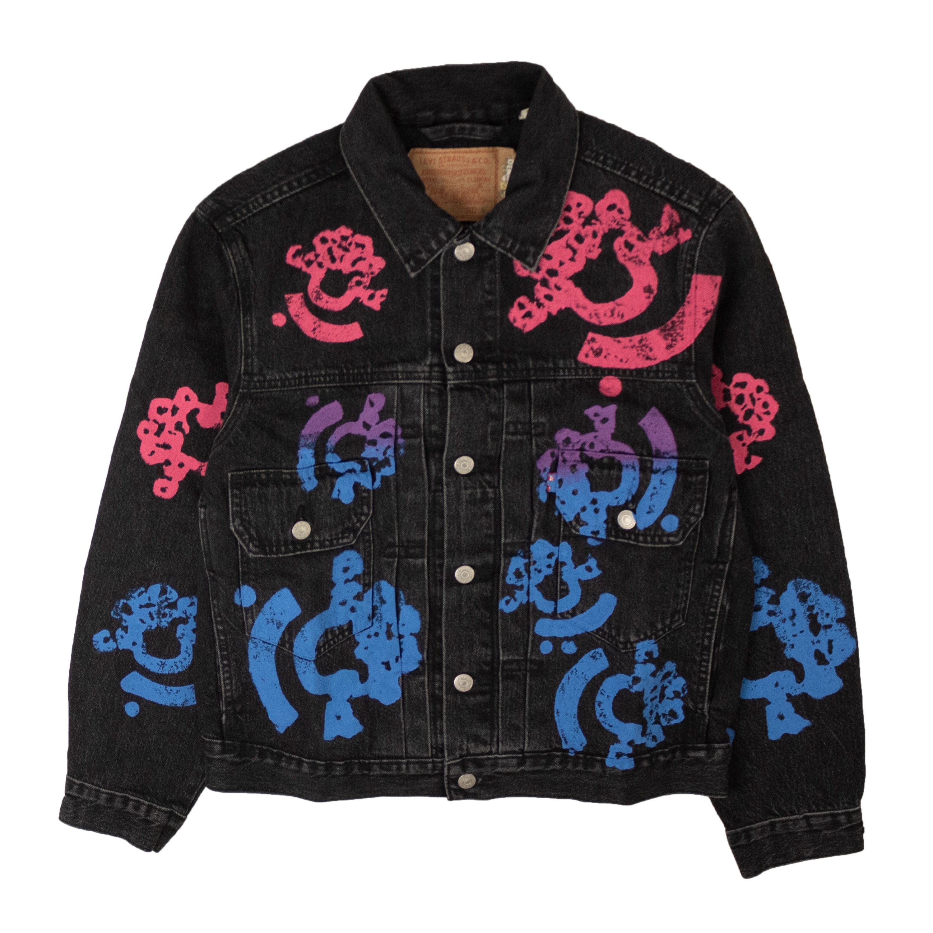 ジャケット・アウター STUSSY & DENIM TEARS CANVAS JACKET DENIM TEARS DT CANVAS JACKET: Stussy Tears (Blue) | DSMG E-SHOP
