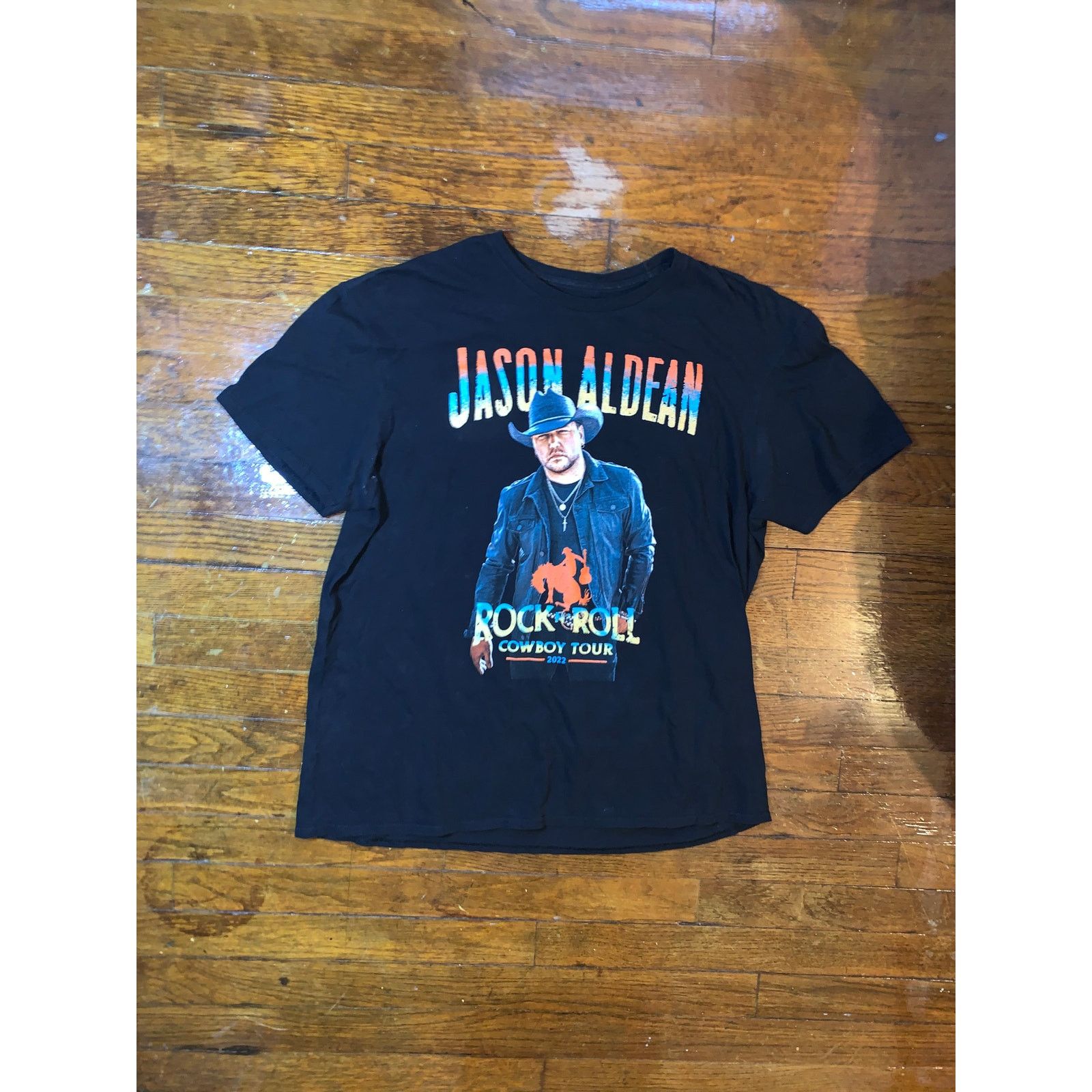 Band Tees × Other Jason Aldean Rock N Roll Cowboy Tour T Shirt Medium Size US M / EU 48-50 / 2 - 3 Thumbnail