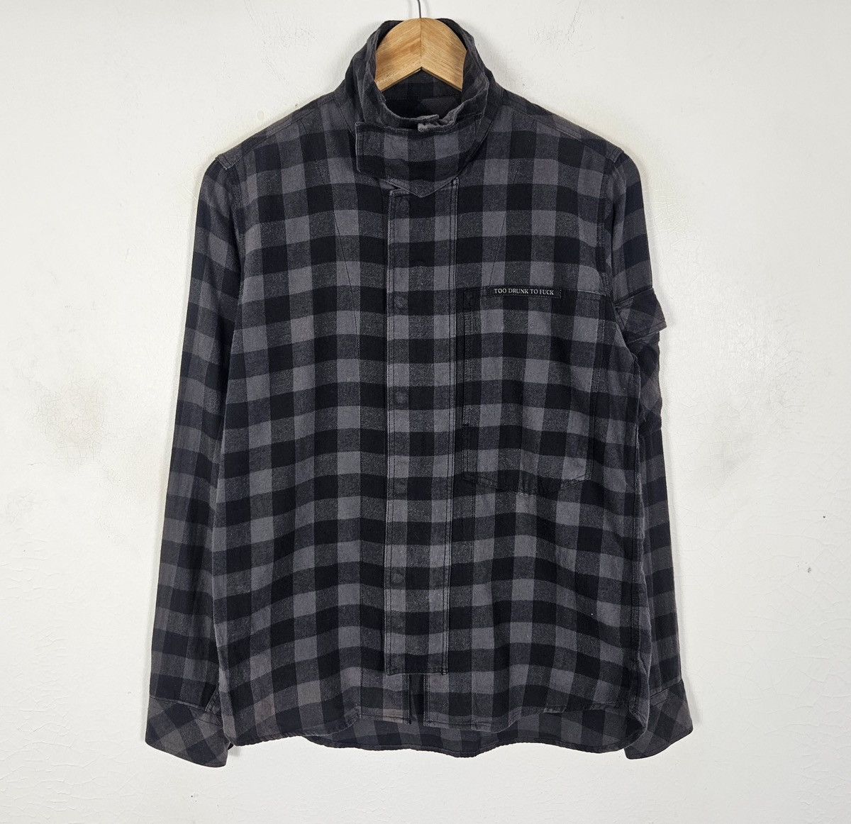 Hysteric Glamour Hysteric Glamour too drunk to fuck checkered jacket shirt Size US S / EU 44-46 / 1 - 2 Thumbnail