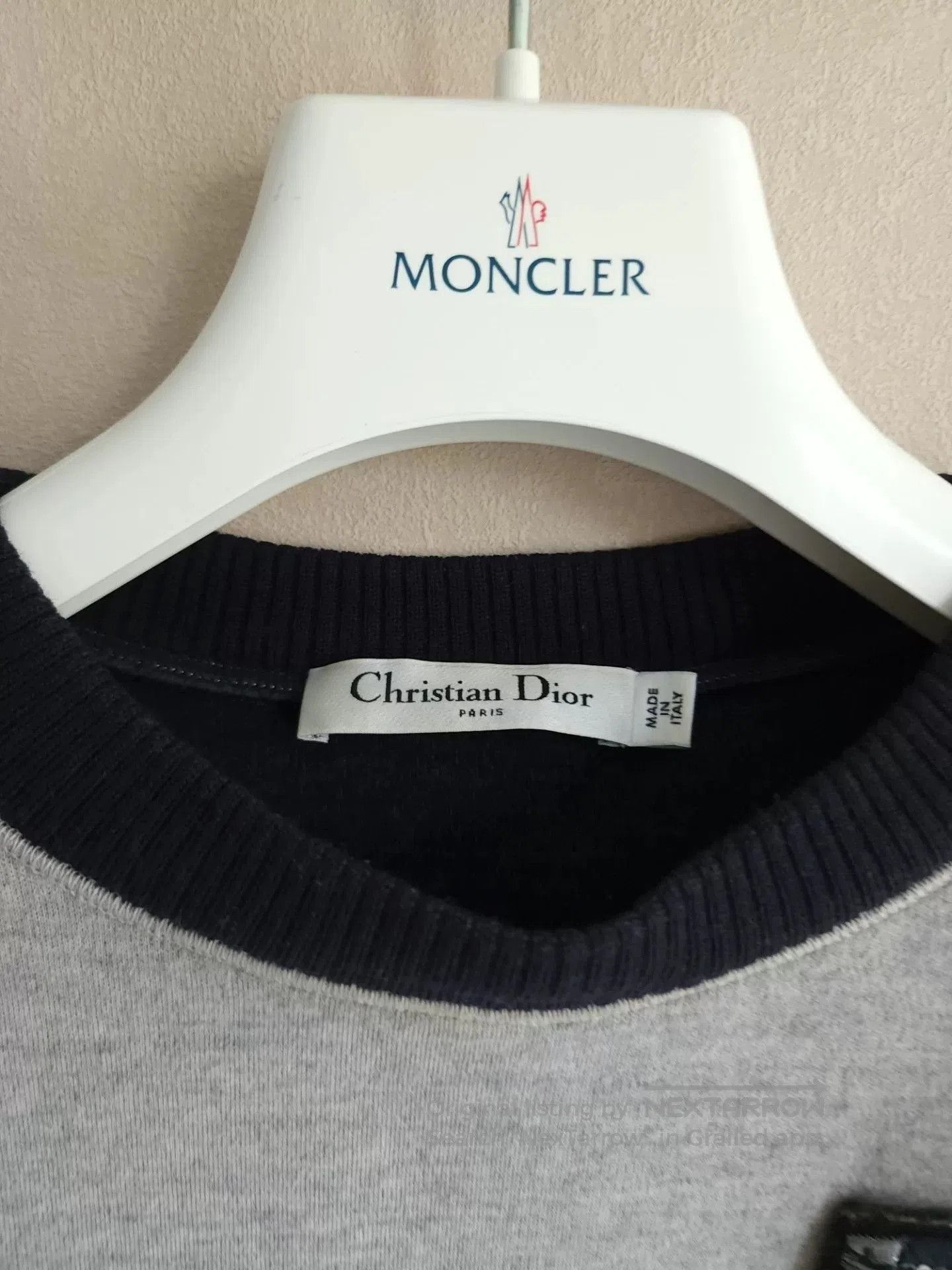 Dior gray dior badge sweatshirt. Size US M / EU 48-50 / 2 - 5 Thumbnail