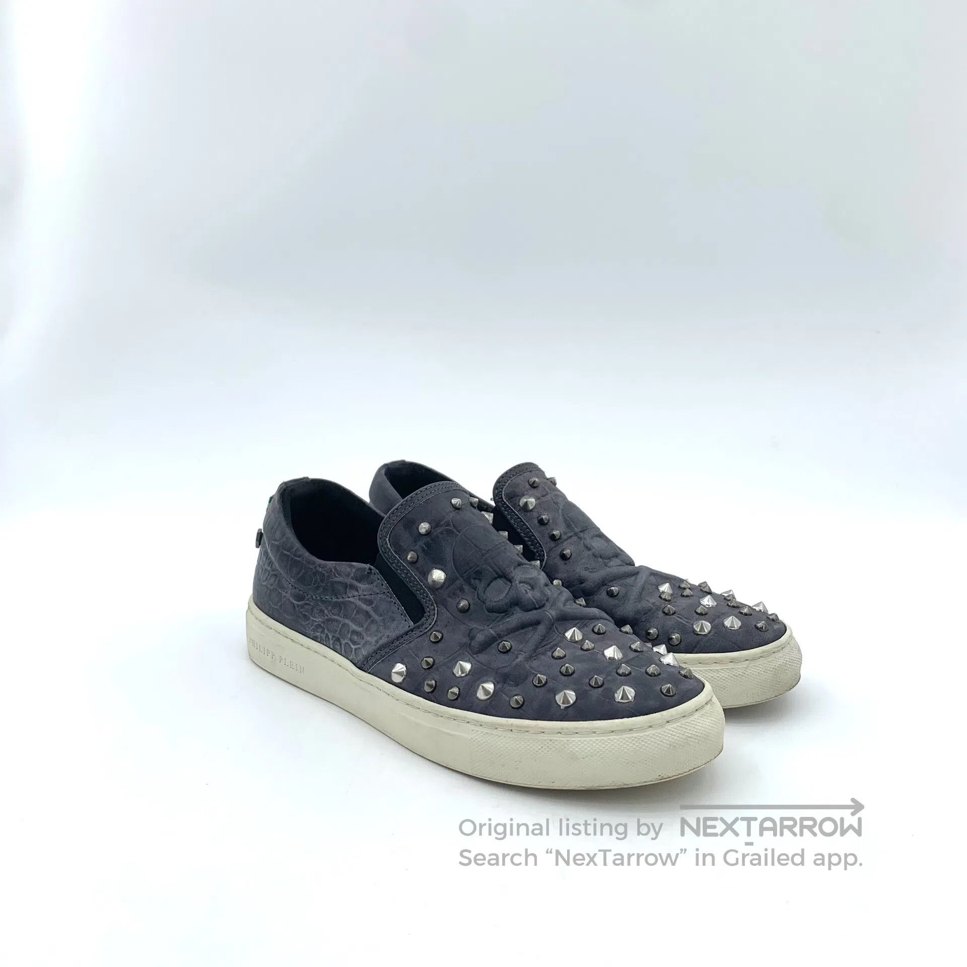 Philipp Plein Philipp Plein Blue Studs Design Casual Flat Loafers| Size US 9 / EU 42 - 2 Thumbnail