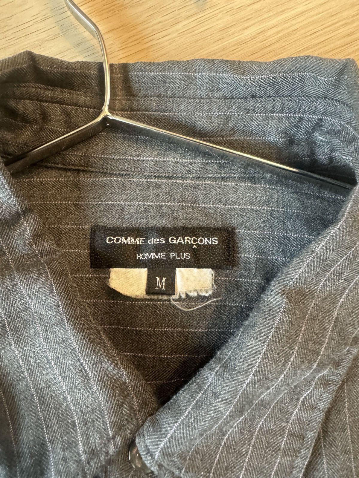 Comme des Garcons Homme Plus CDG homme Plus pinstripe shirt Size US M / EU 48-50 / 2 - 2 Thumbnail