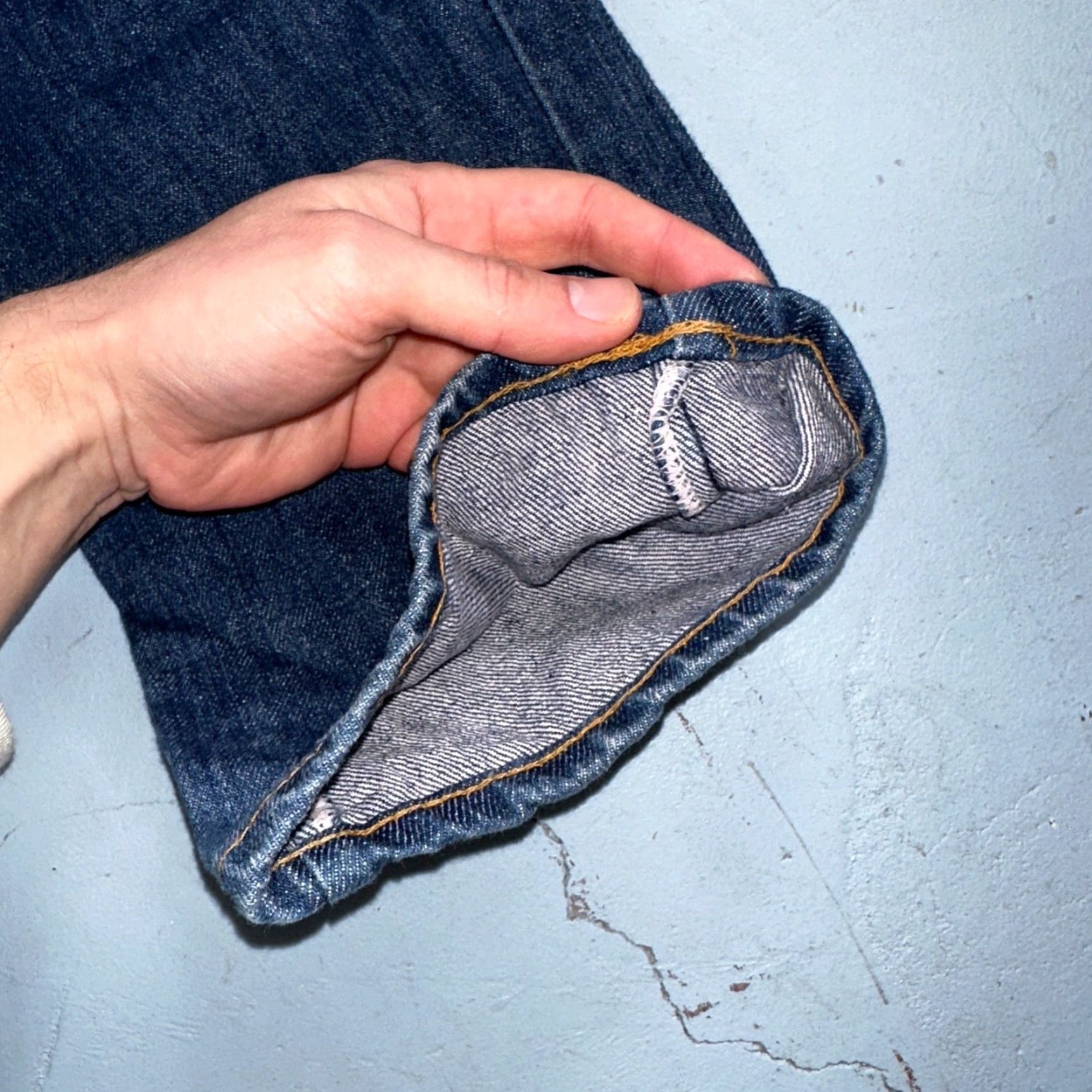 Vintage VINTAGE 1970s VTG Workwear Denim Jeans 30x29 | 501 High Rise Talon Jeans Men's Blue Cotton Denim Workwear Regular 70s 80s 90s Retro Western USA Size US 30 / EU 46 - 4 Thumbnail