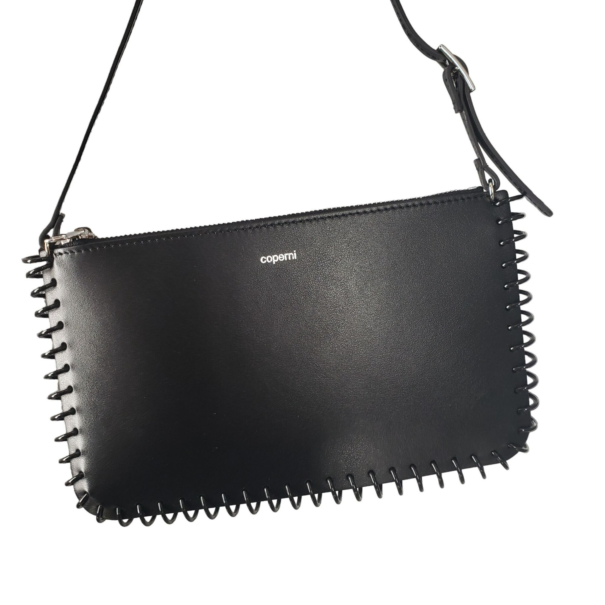 Coperni NEW Coperni Spiral Pochette Bag Black Silver Mini Shoulder P Size ONE SIZE - 2 Thumbnail