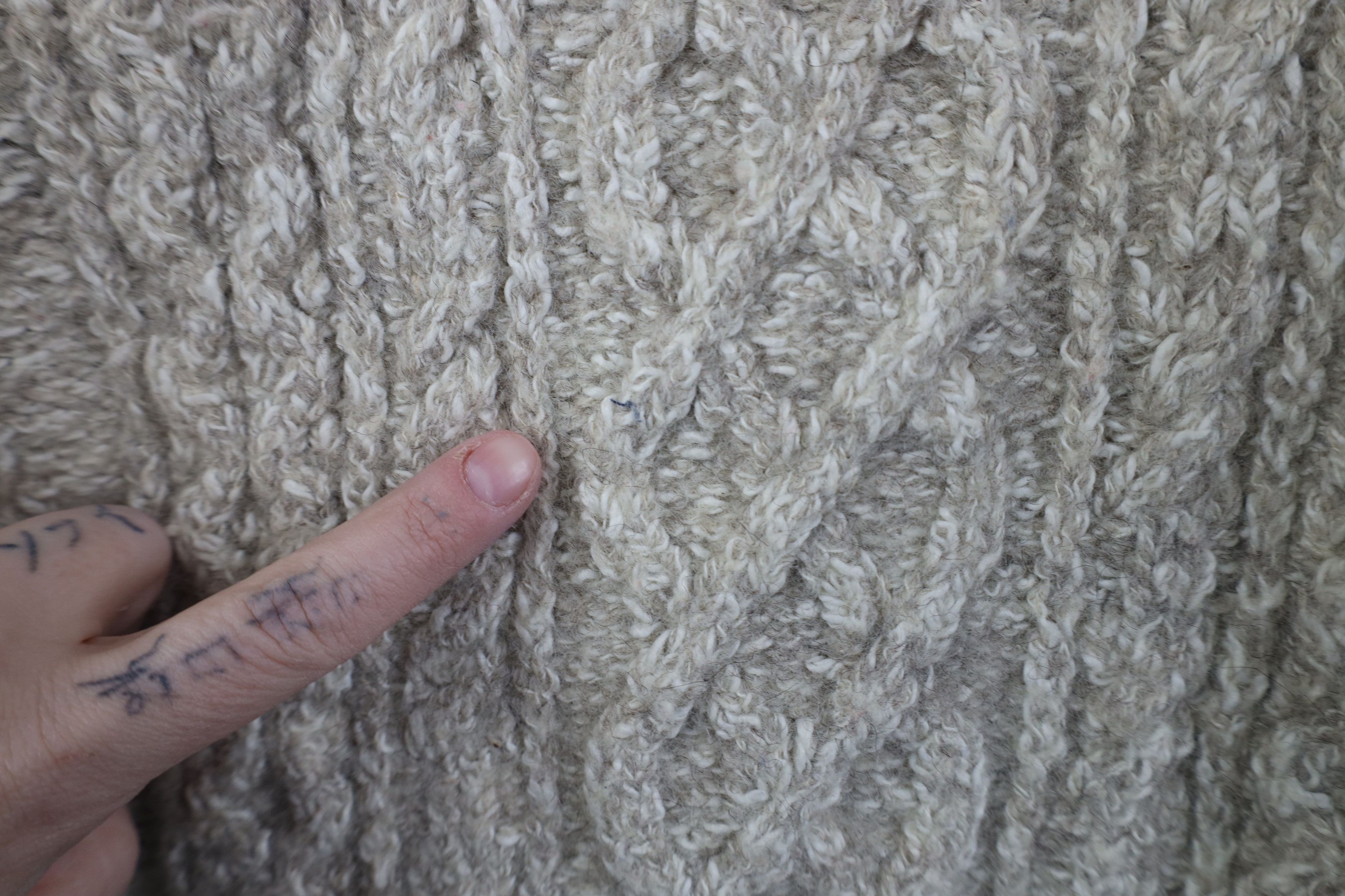 Vintage Vintage 90s Streetwear Wool Chunky Fisherman Knit Sweater Size M / US 6-8 / IT 42-44 - 9 Thumbnail