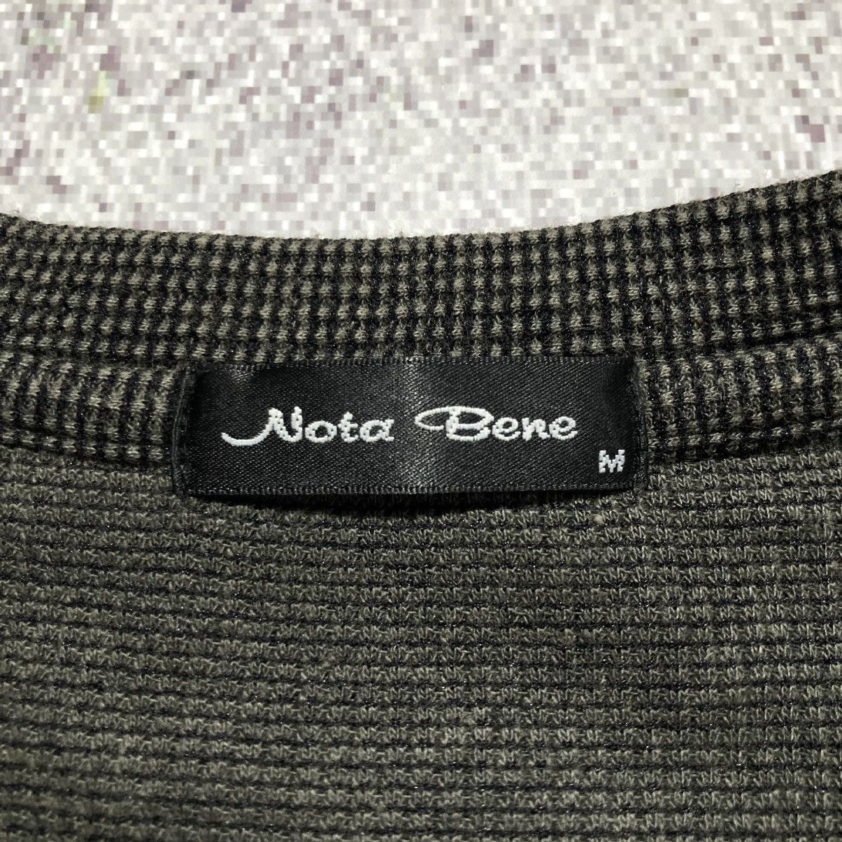Japanese Brand 2000s Nota Bene Halfbutton Longslevee Thermal Waffle Lgb Size US M / EU 48-50 / 2 - 12 Thumbnail